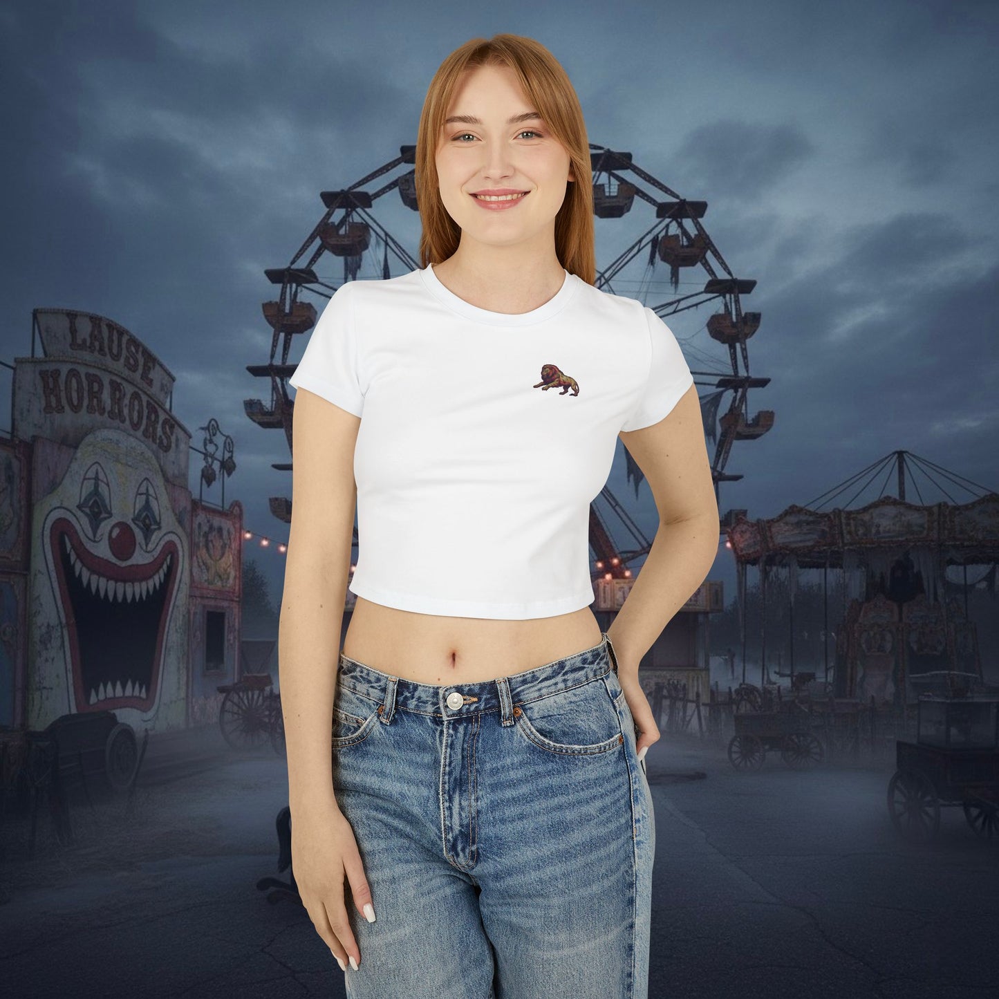 Undead Legio Leo by DZ Royal Women's Baby Tee (Halloween Edition)