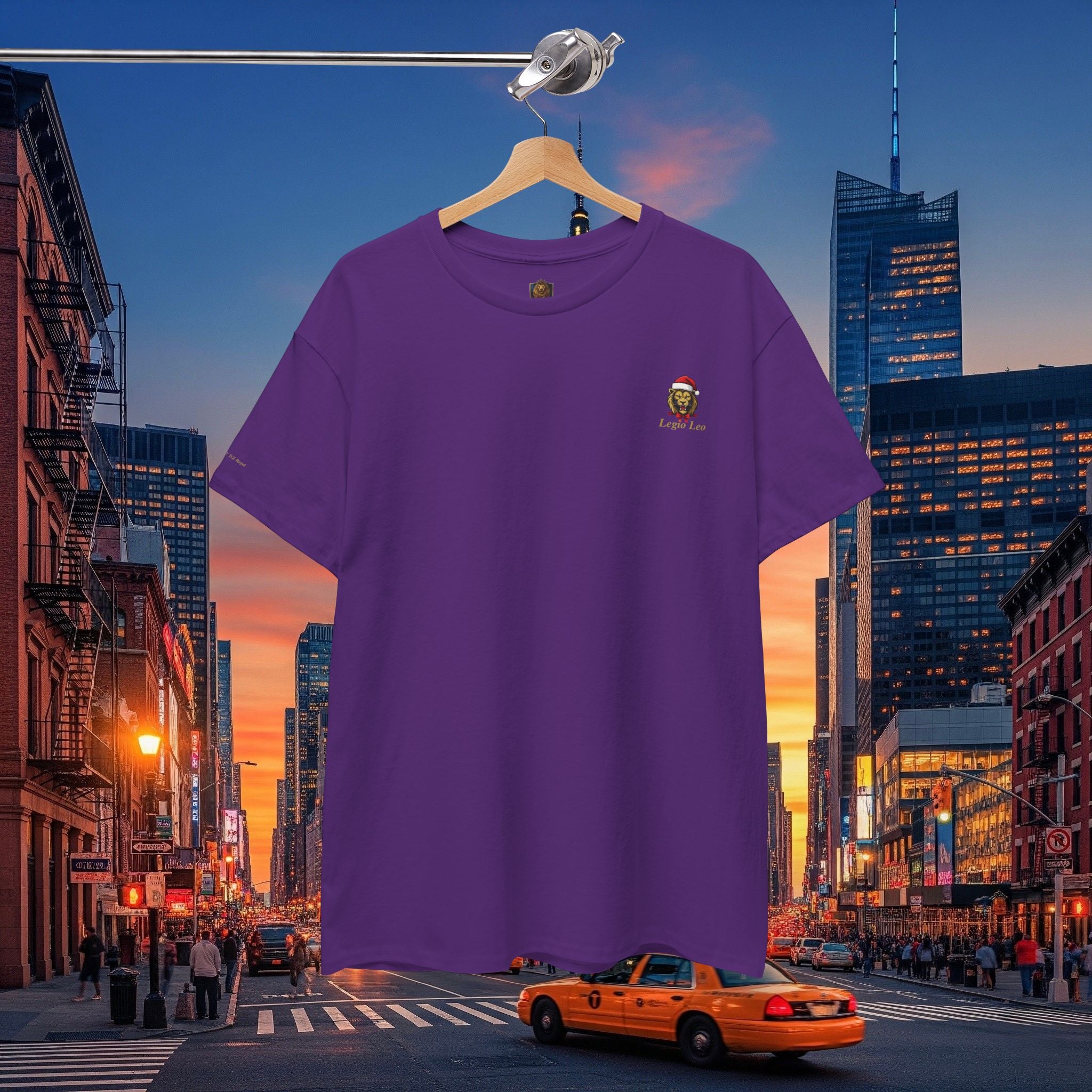 Christmas Holiday Legio Leo by DZ Royal Casual Cotton Tee