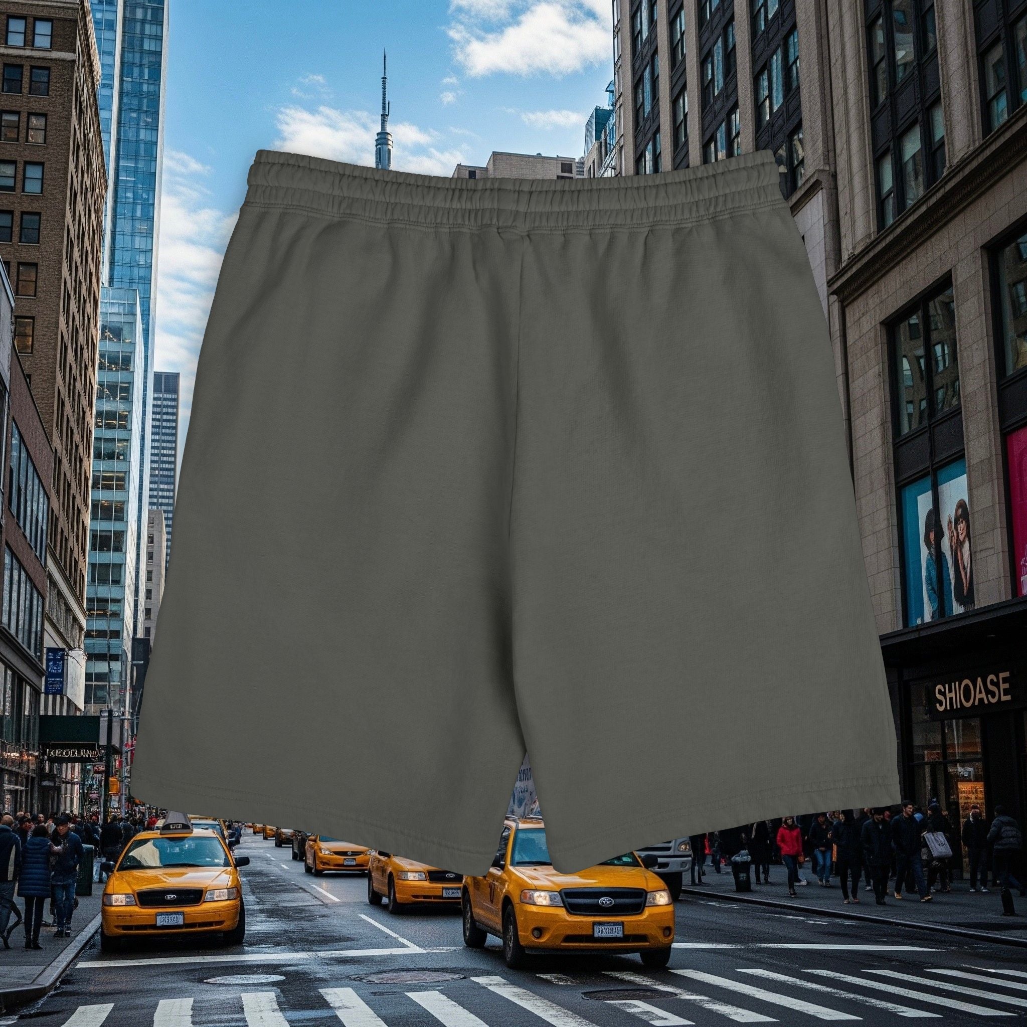 Legio Leo Graphic Sweat Shorts — Lightweight Garment-Dyed Fleece