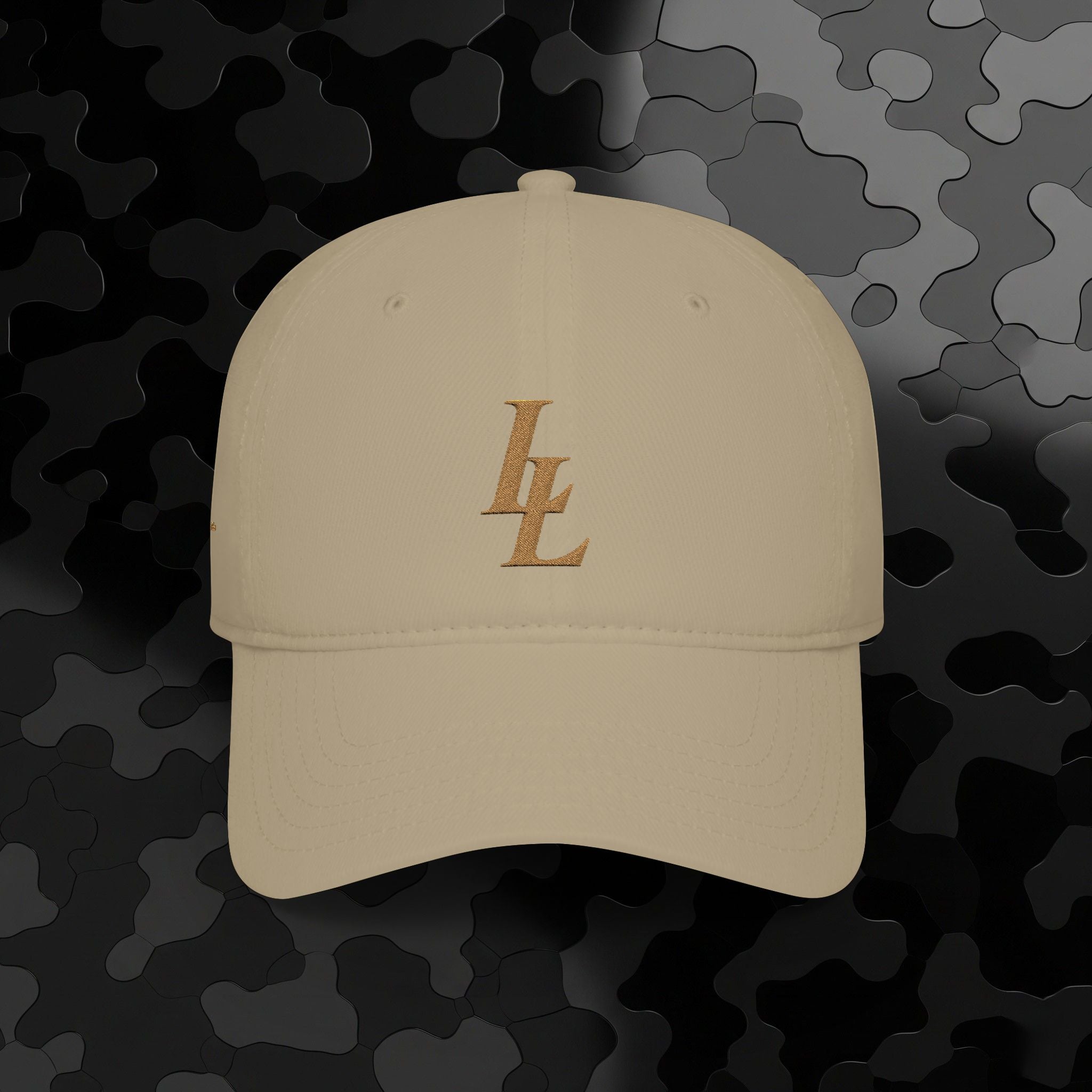 Low Profile Baseball Cap Overlapping 'LL' Embroidery