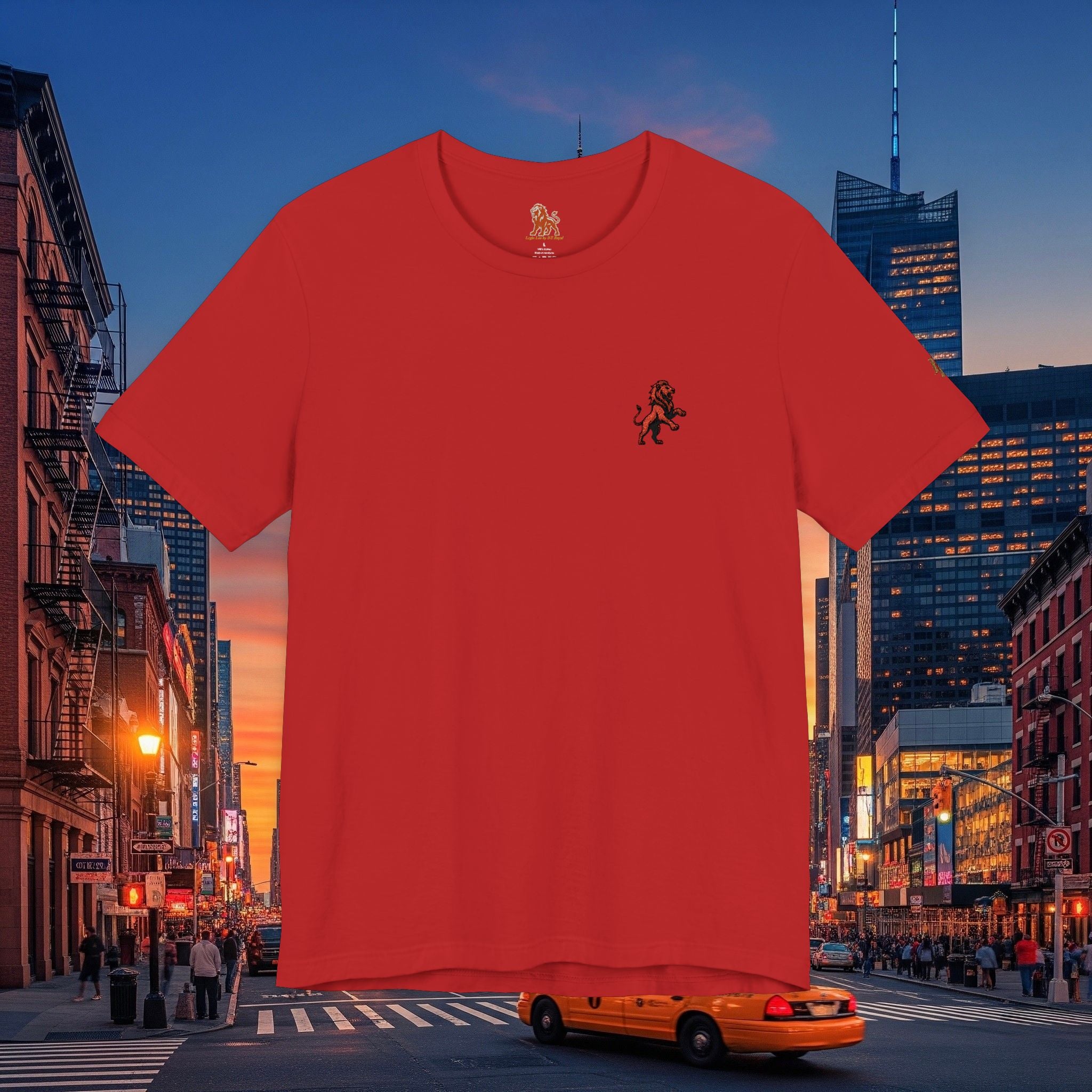 Classic Legio Leo by DZ Royal Tee — Legio Leo Embroidered Short Sleeve T-Shirt