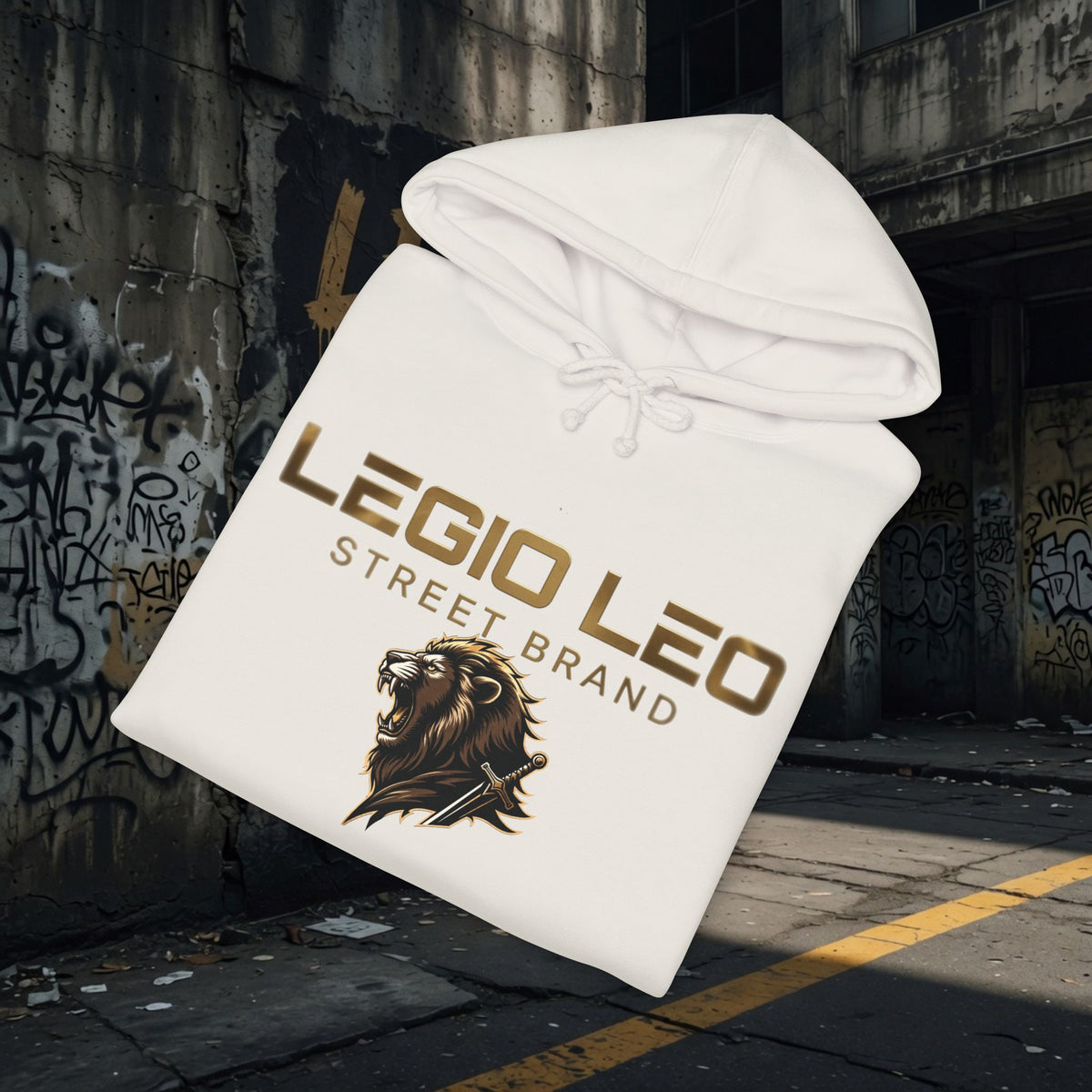 Legio Leo | Urban Street Wear | Unisex Heavyweight Hooded Sweatshirt