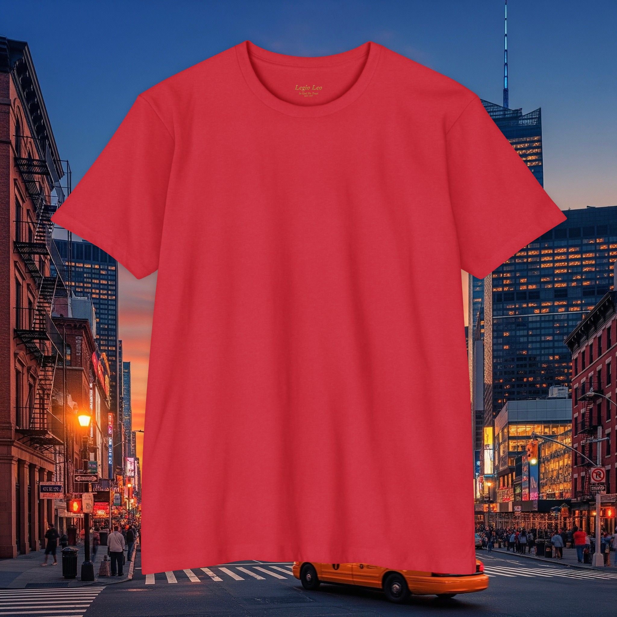 Classic Plain T‑Shirt — Unisex CVC Jersey Tee
