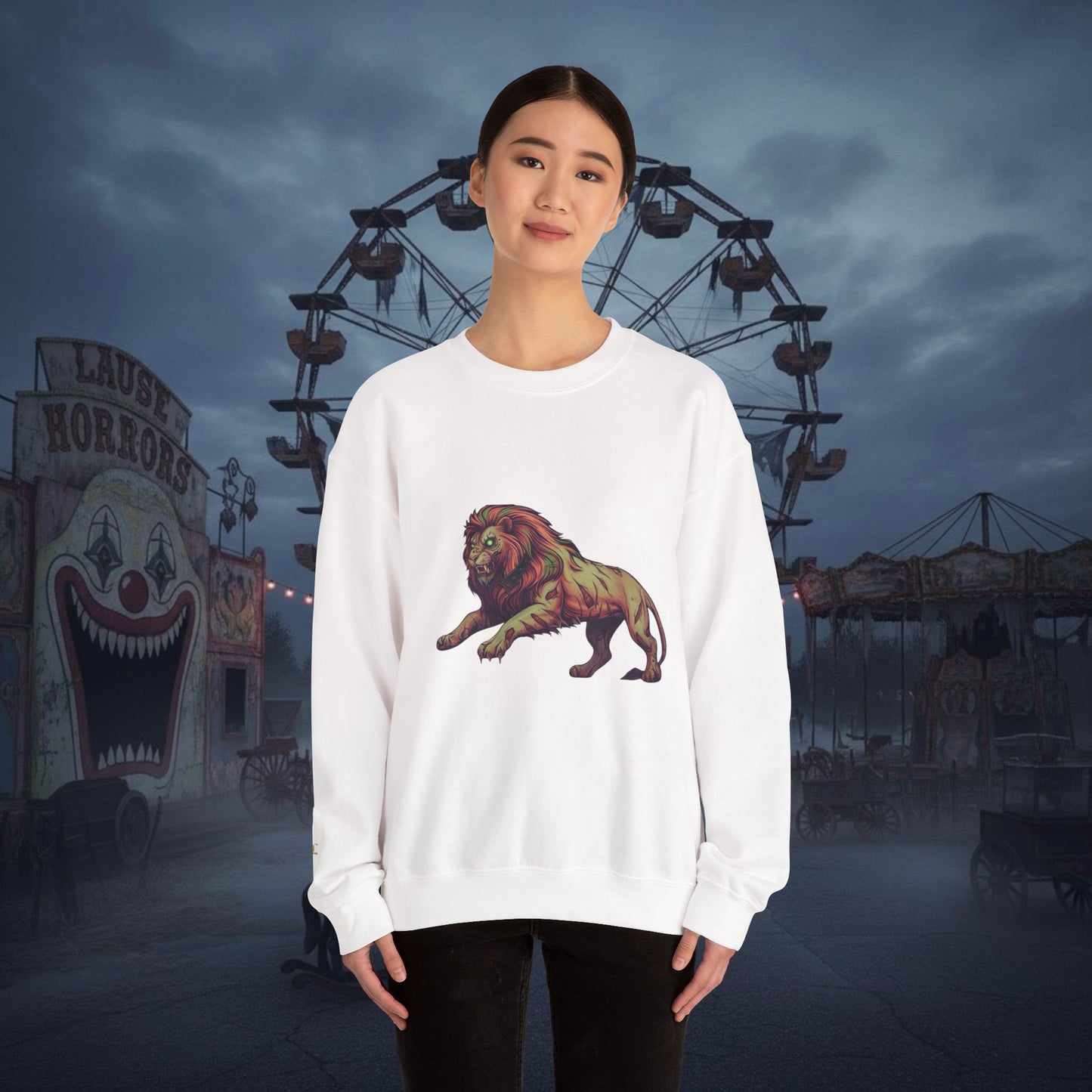 Undead Legio Leo by DZ Royal Crewneck Sweatshirt (Halloween Edition)