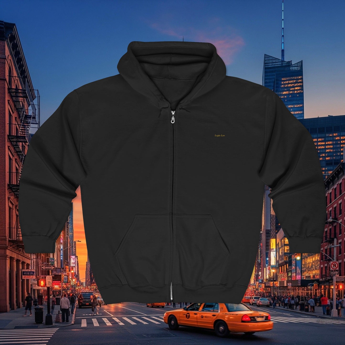 Legio Leo by DZ Royal Zip Hoodie