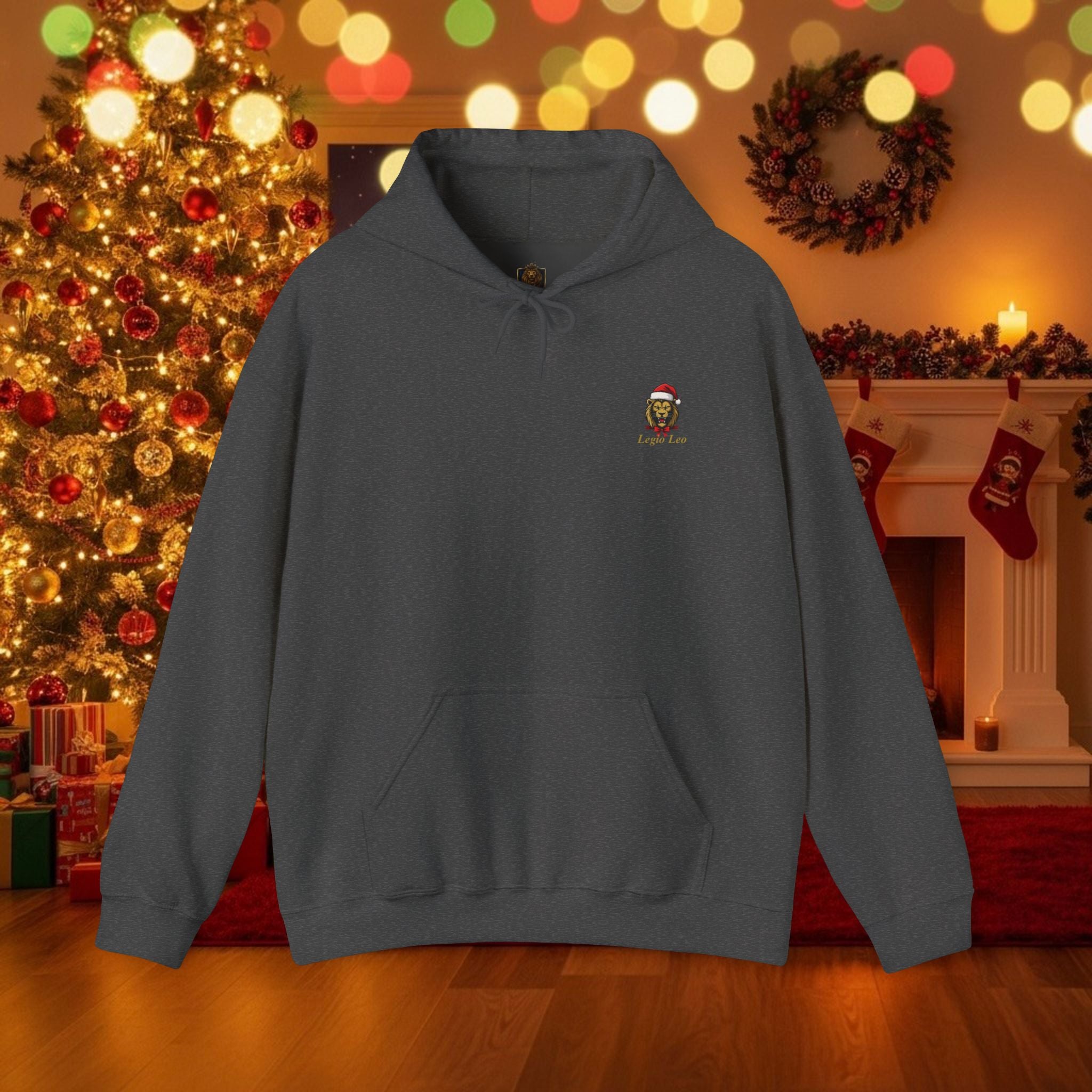 Christmas Legio Leo by DZ Royal Cozy Unisex Hooded Sweatshirt