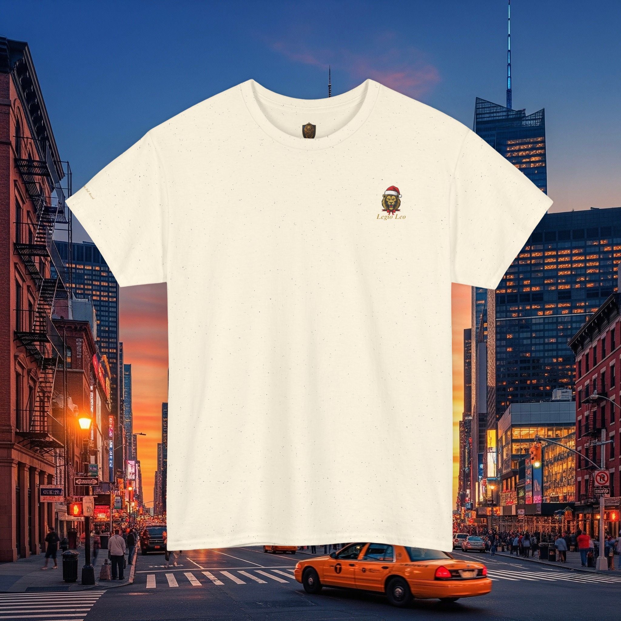 Christmas Holiday Legio Leo by DZ Royal Casual Cotton Tee