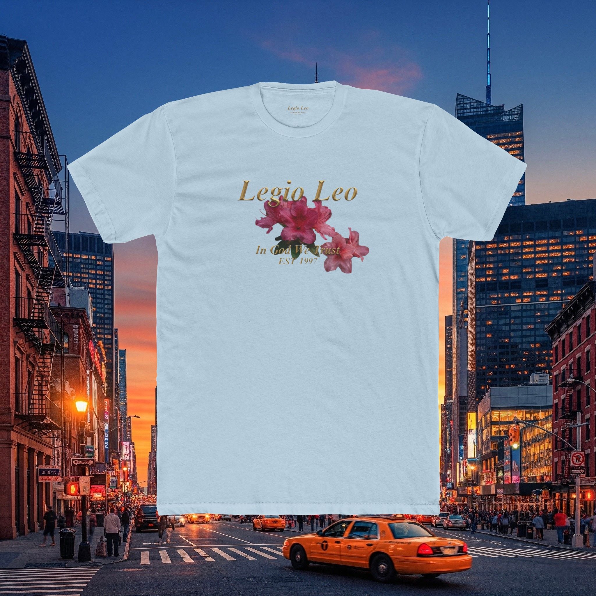 Floral Tee — "Legia Leo Azalea Flowers" Astrology Shirt
