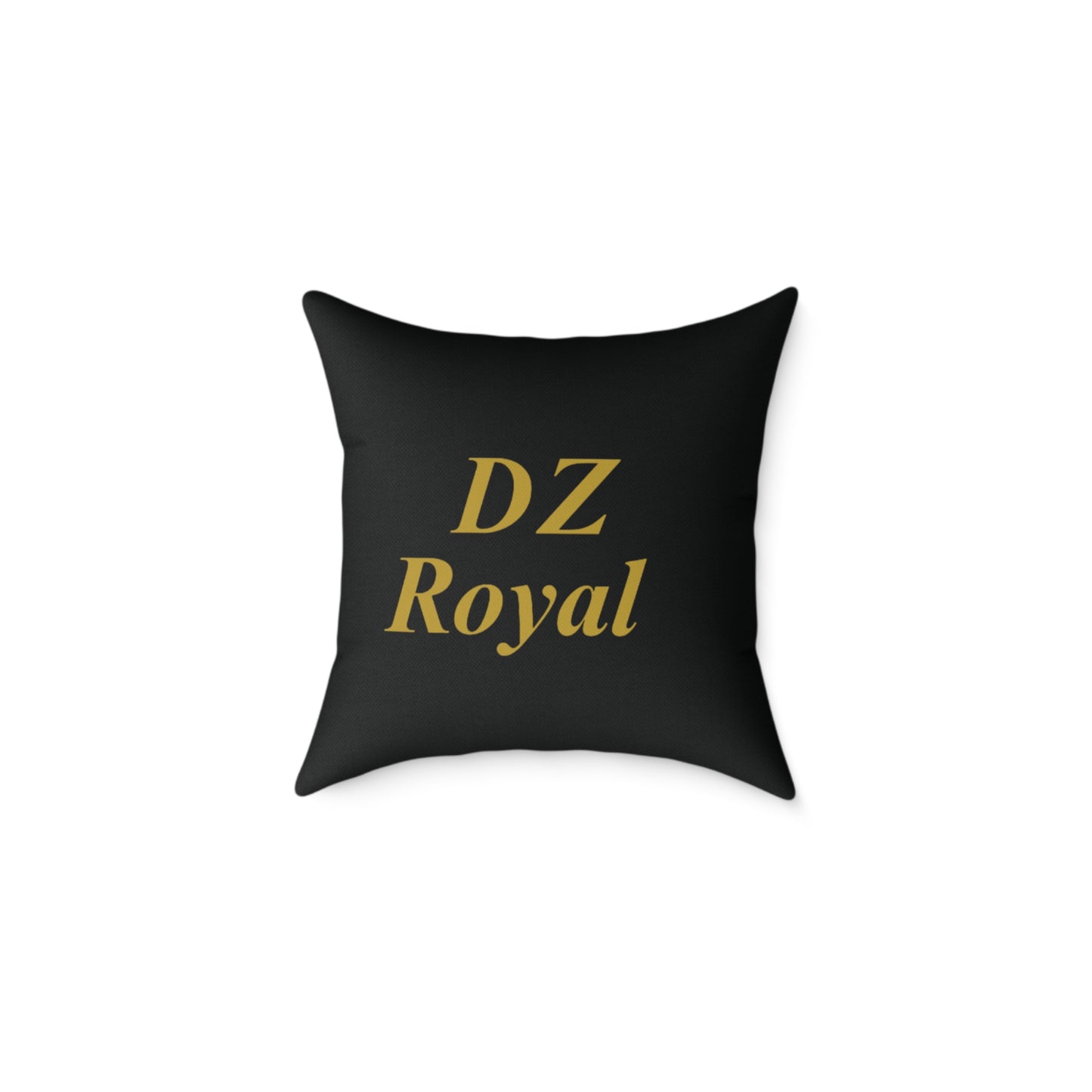 DZ Royal Square Poly Canvas Pillow