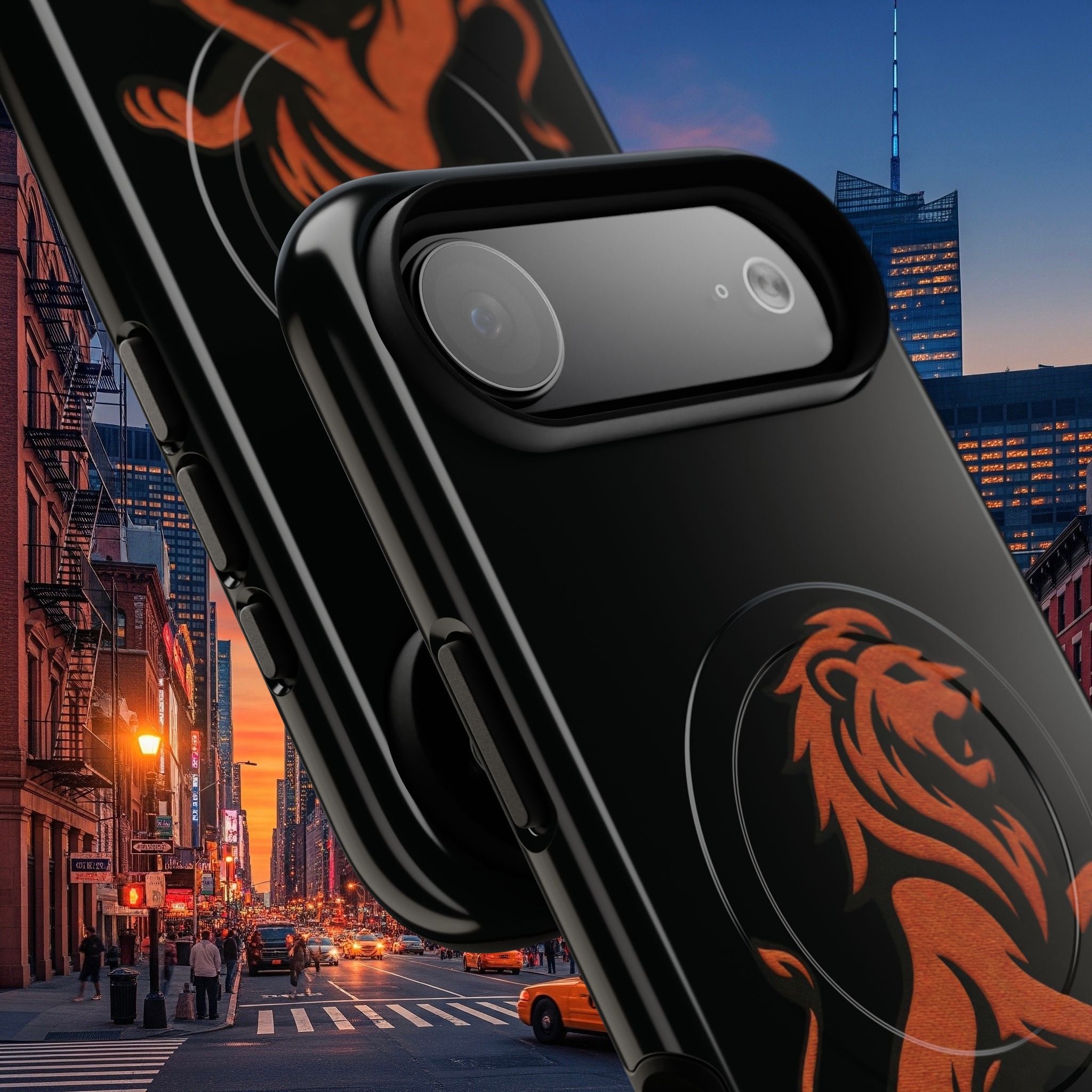 Tough Magnetic Phone Cases - Embrace Strength and Style, Legio Leo by DZ Royal Design, Durable Protection