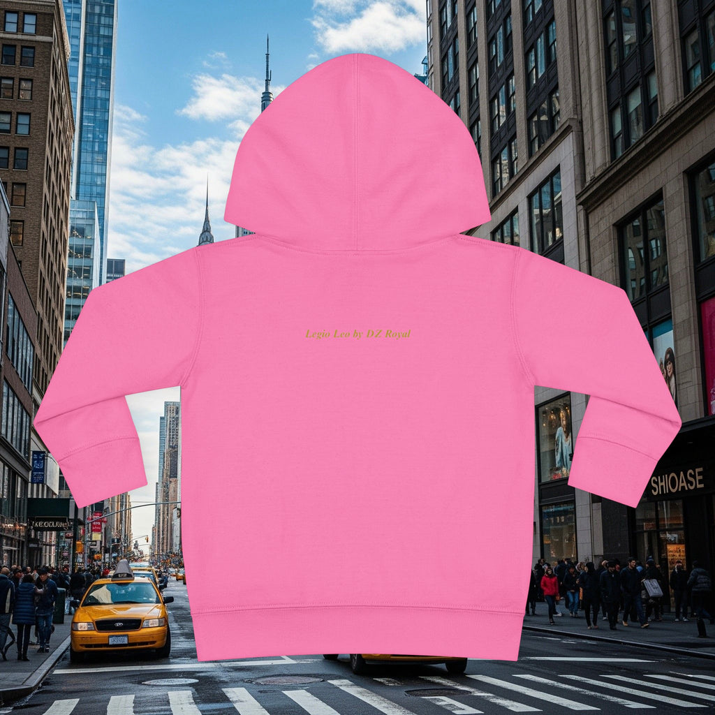 Legio Leo’s Toddler Pullover Fleece Hoodie (Grown Lion)