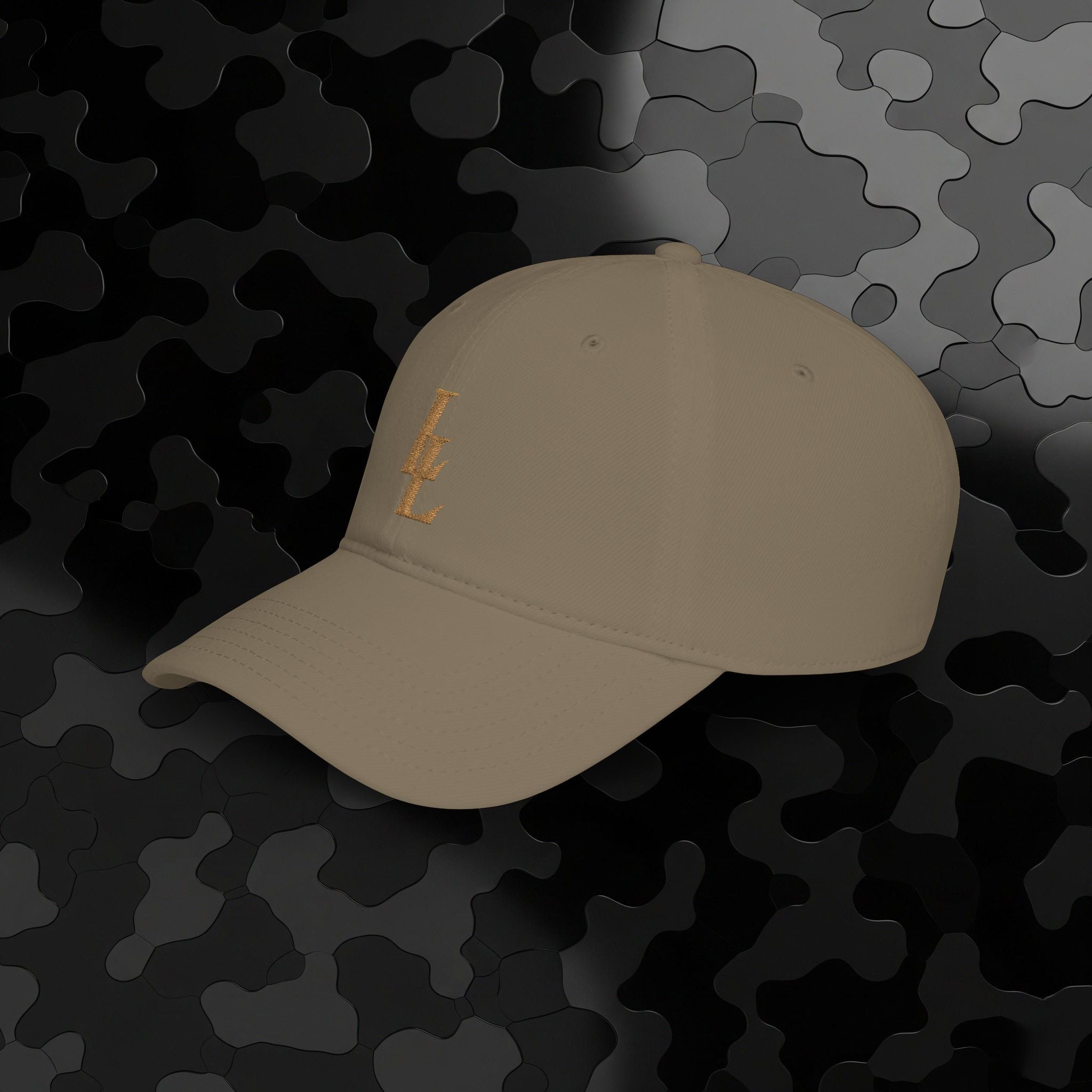 Low Profile Baseball Cap Overlapping 'LL' Embroidery