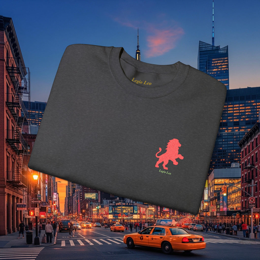 Legio Leo by DZ Royal Crewneck Sweatshirt | Mighty Lion Embroidered