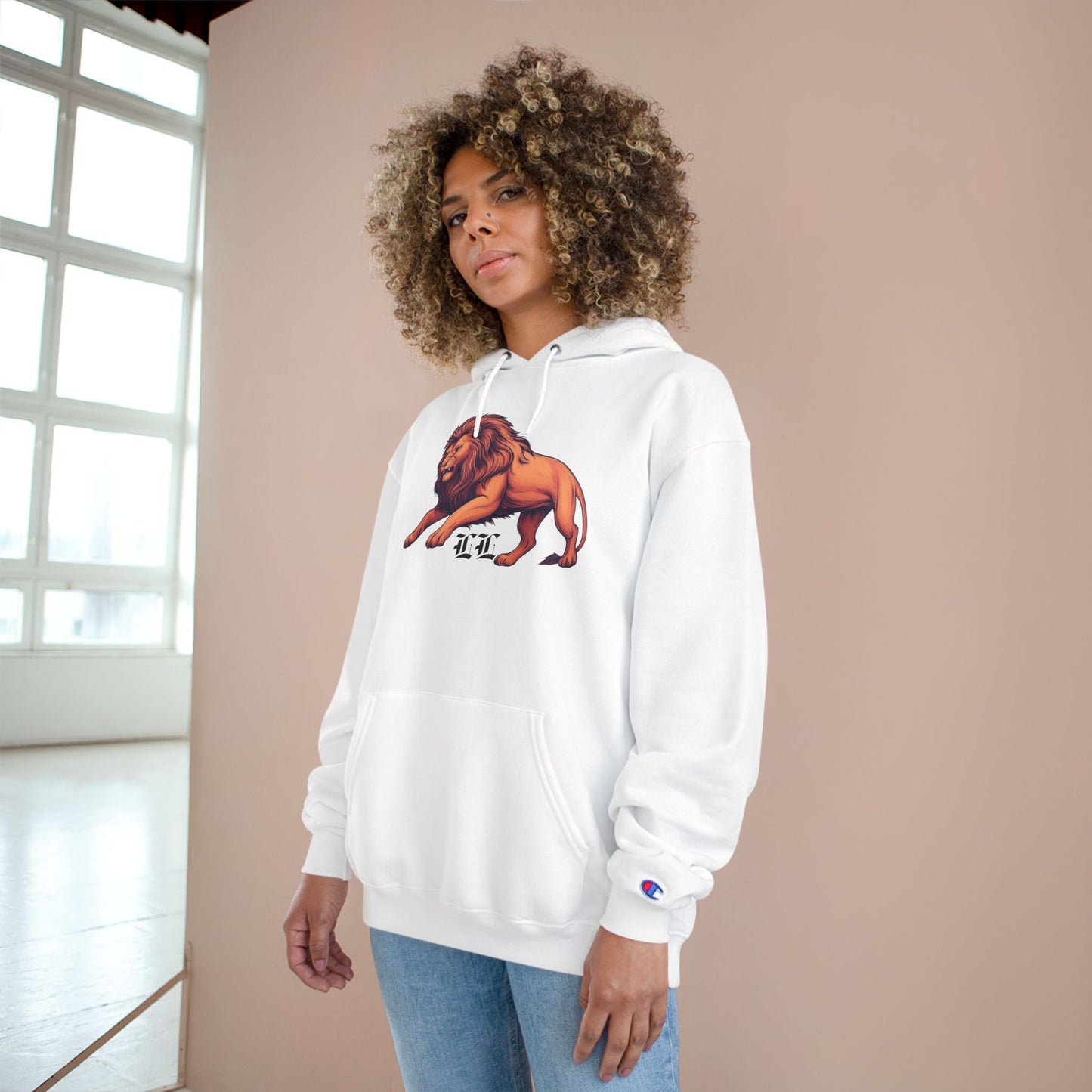 Champion/Legio Leo Hoodie by DZ Royal|Sweatshirt for Leos, Gift for Birthday, Astrology, University Apparel, Casual Wear