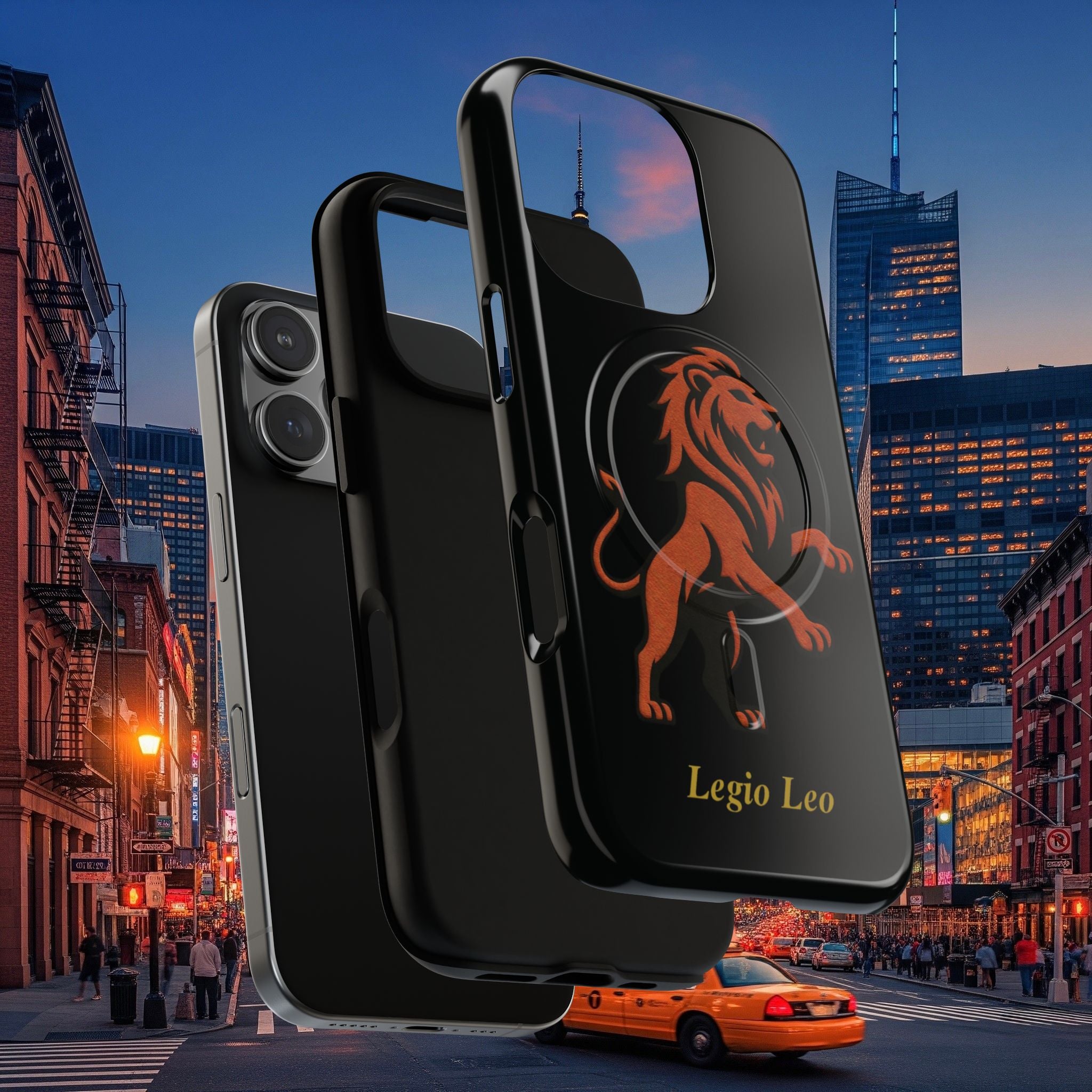 Tough Magnetic Phone Cases - Embrace Strength and Style, Legio Leo by DZ Royal Design, Durable Protection