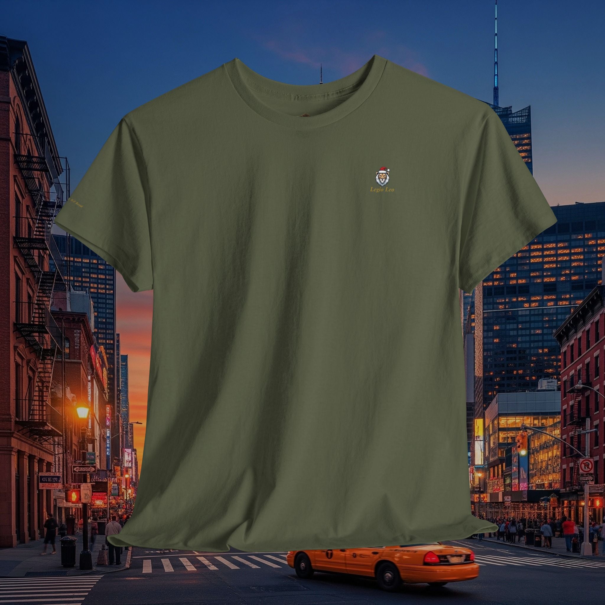 Christmas Holiday Legio Leo by DZ Royal Casual Cotton Tee