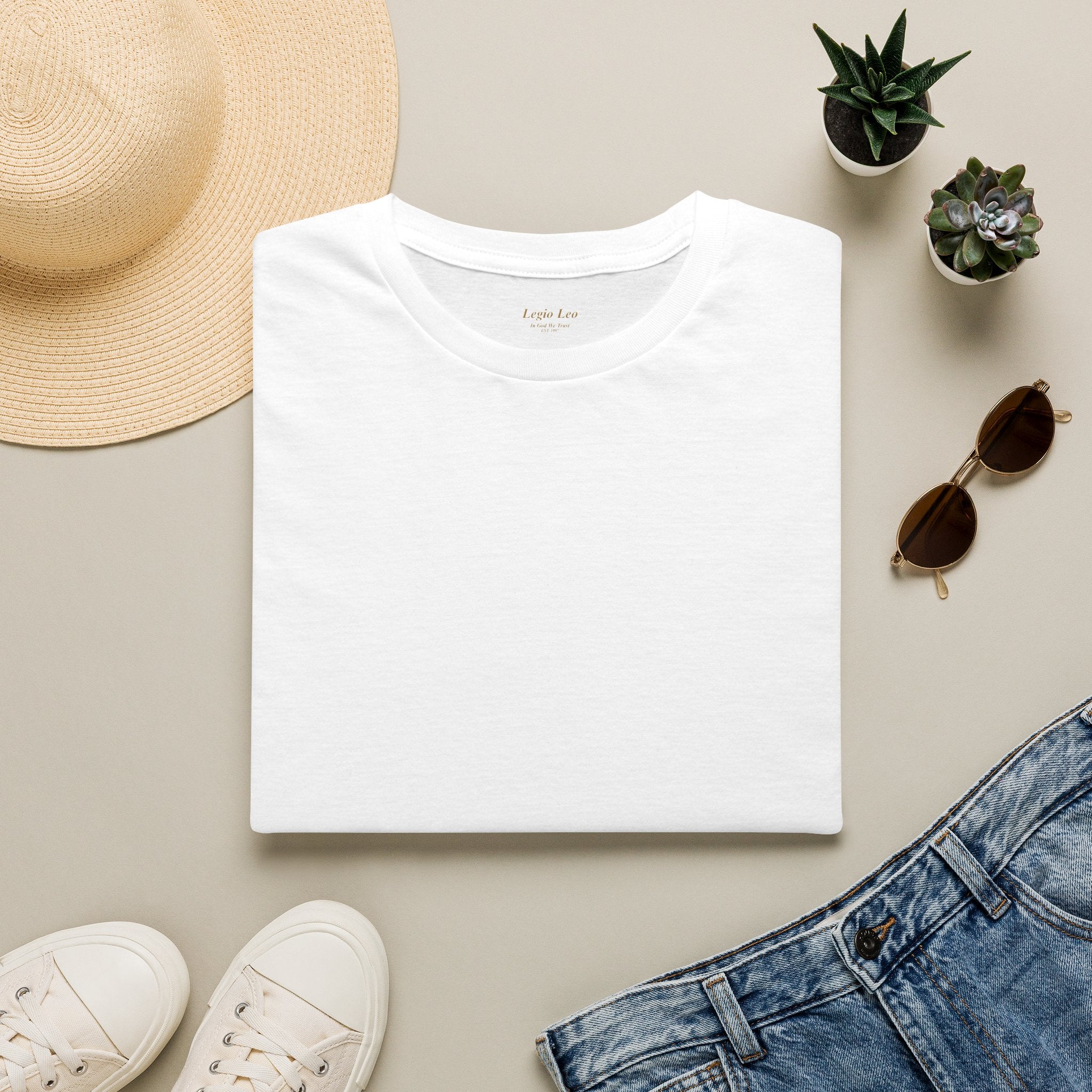 Plain T‑Shirt — Classic Basic Crewneck Tee