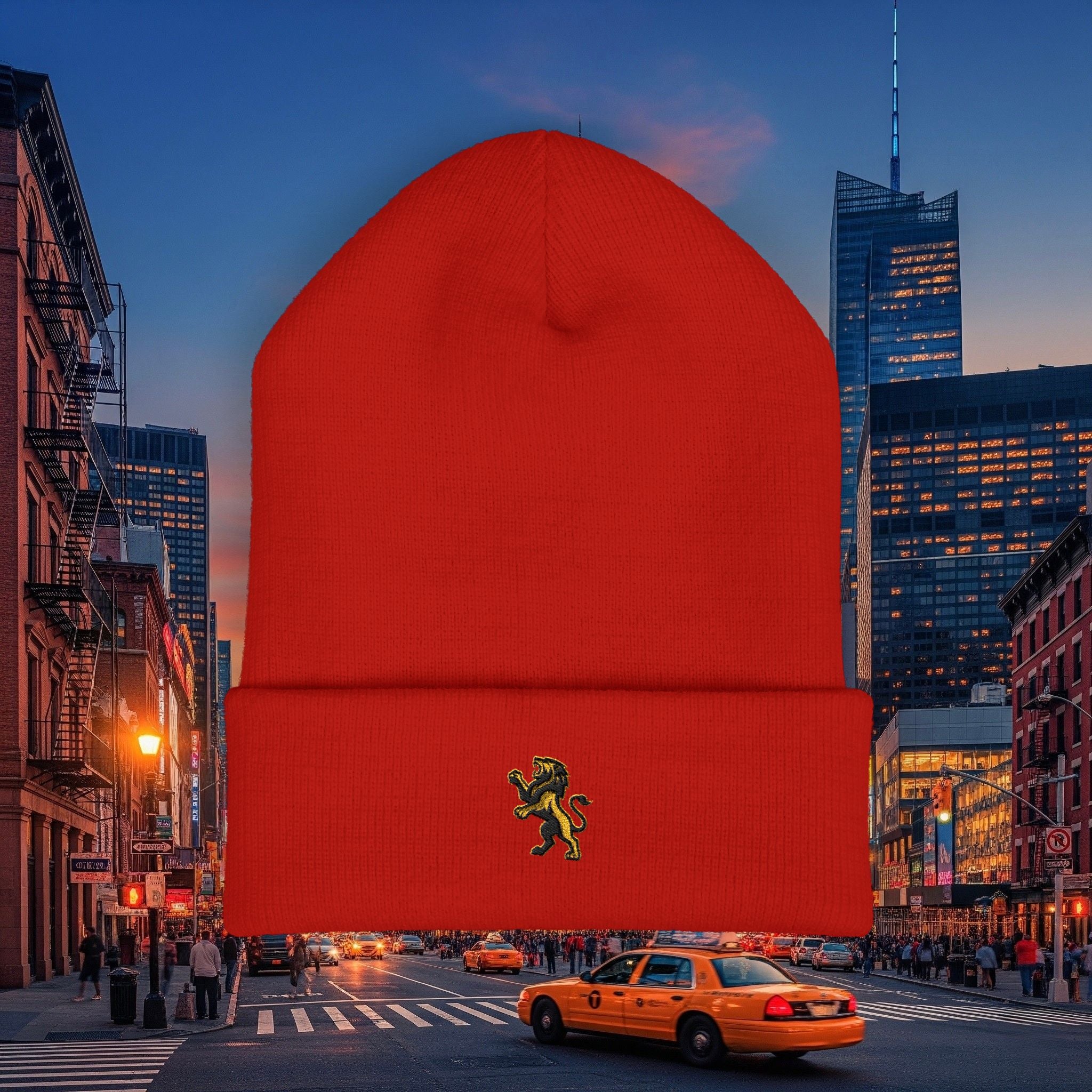Legio Leo by DZ Royal Cuffed Beanie | Mighty Lion Basic Design