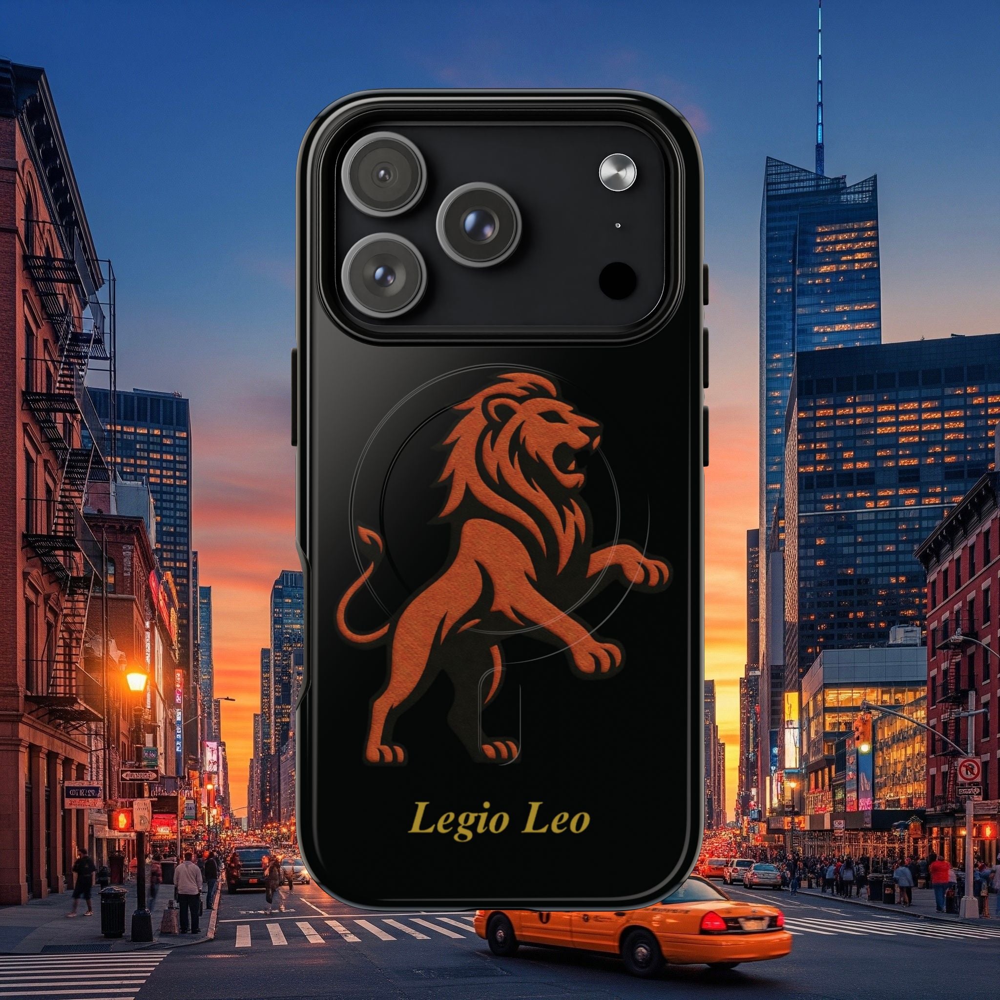 Tough Magnetic Phone Cases - Embrace Strength and Style, Legio Leo by DZ Royal Design, Durable Protection