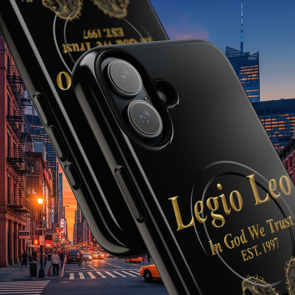 Tough Magnetic Phone Cases - Embrace Strength and Style, Legio Leo Design, Durable Protection