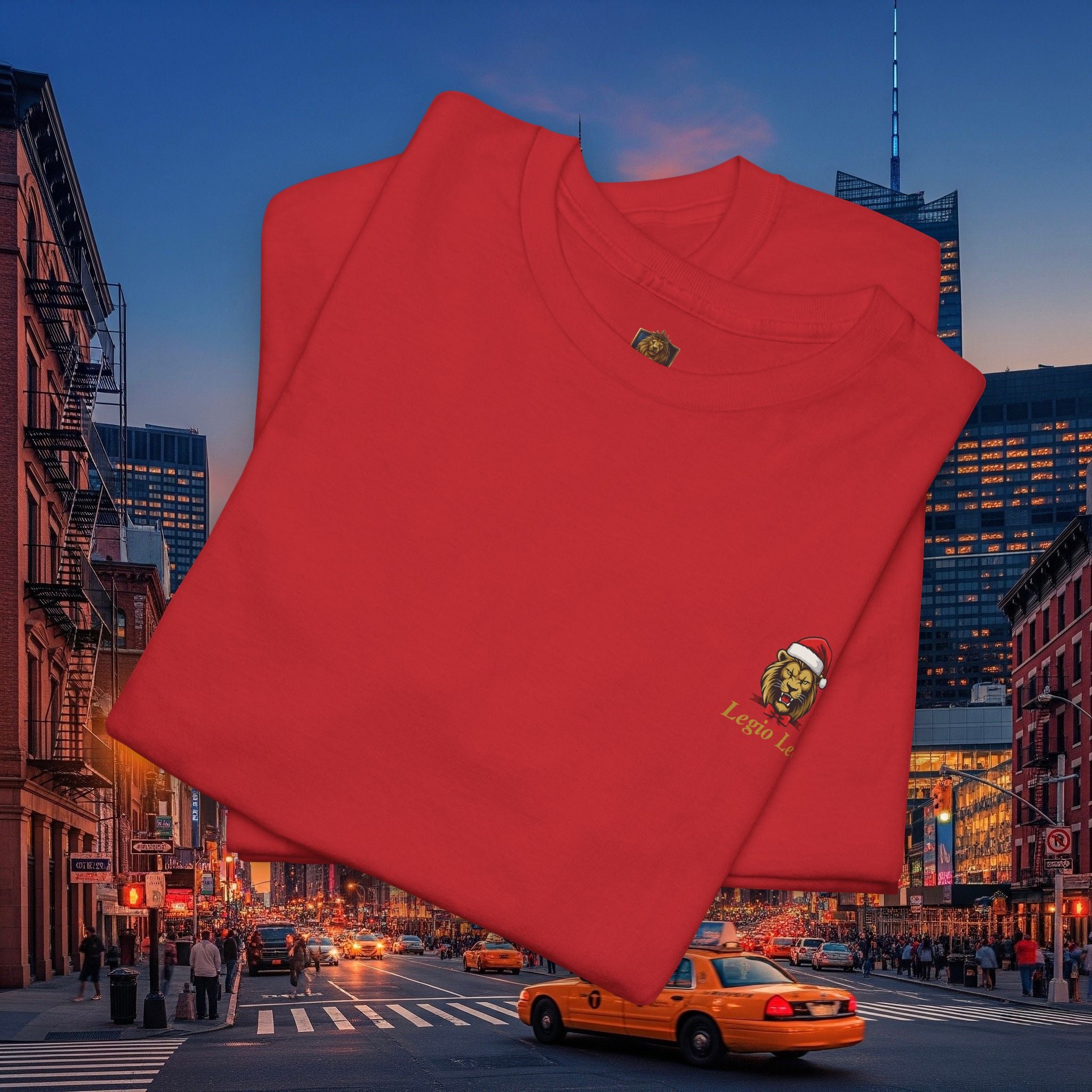 Christmas Holiday Legio Leo by DZ Royal Casual Cotton Tee