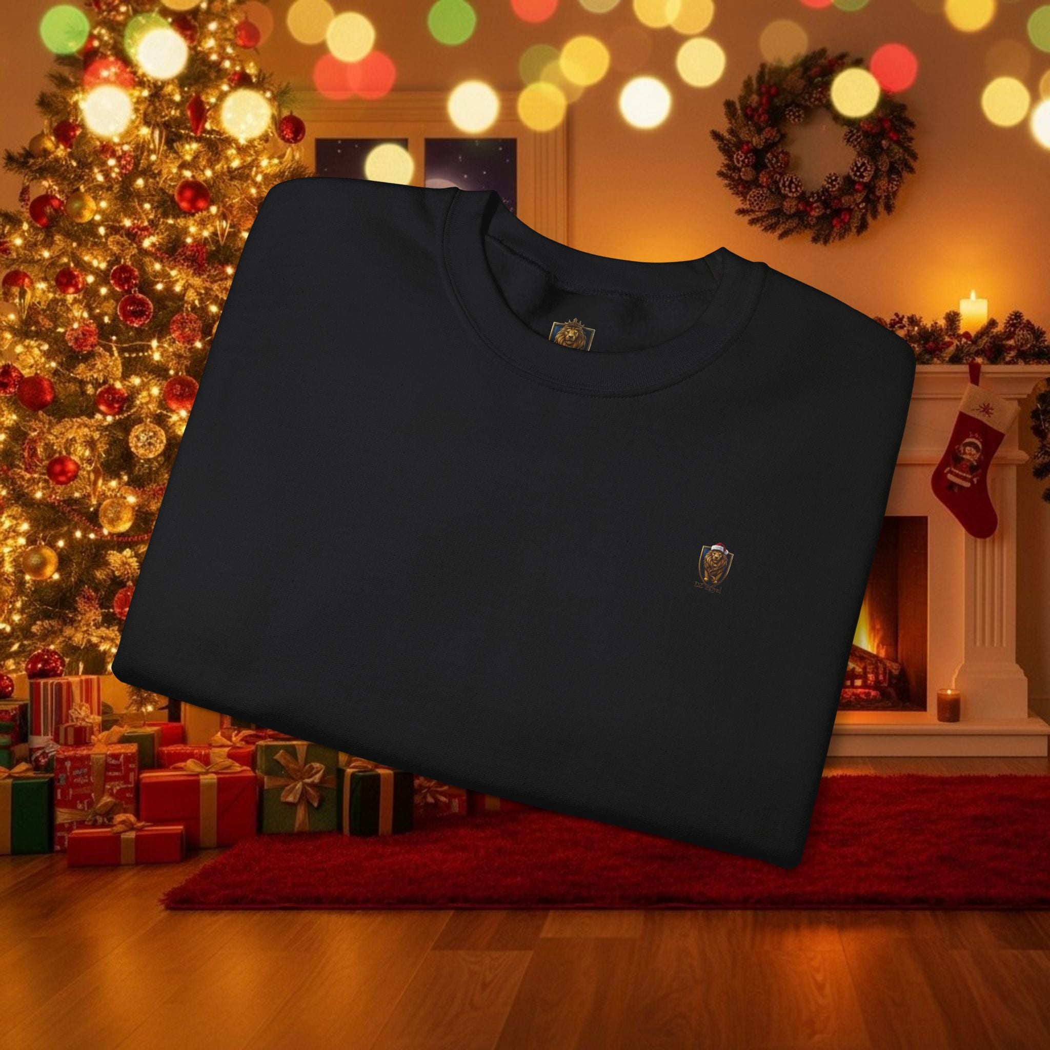 Christmas Holiday DZ Royal Cozy Unisex Crewneck Sweatshirt for