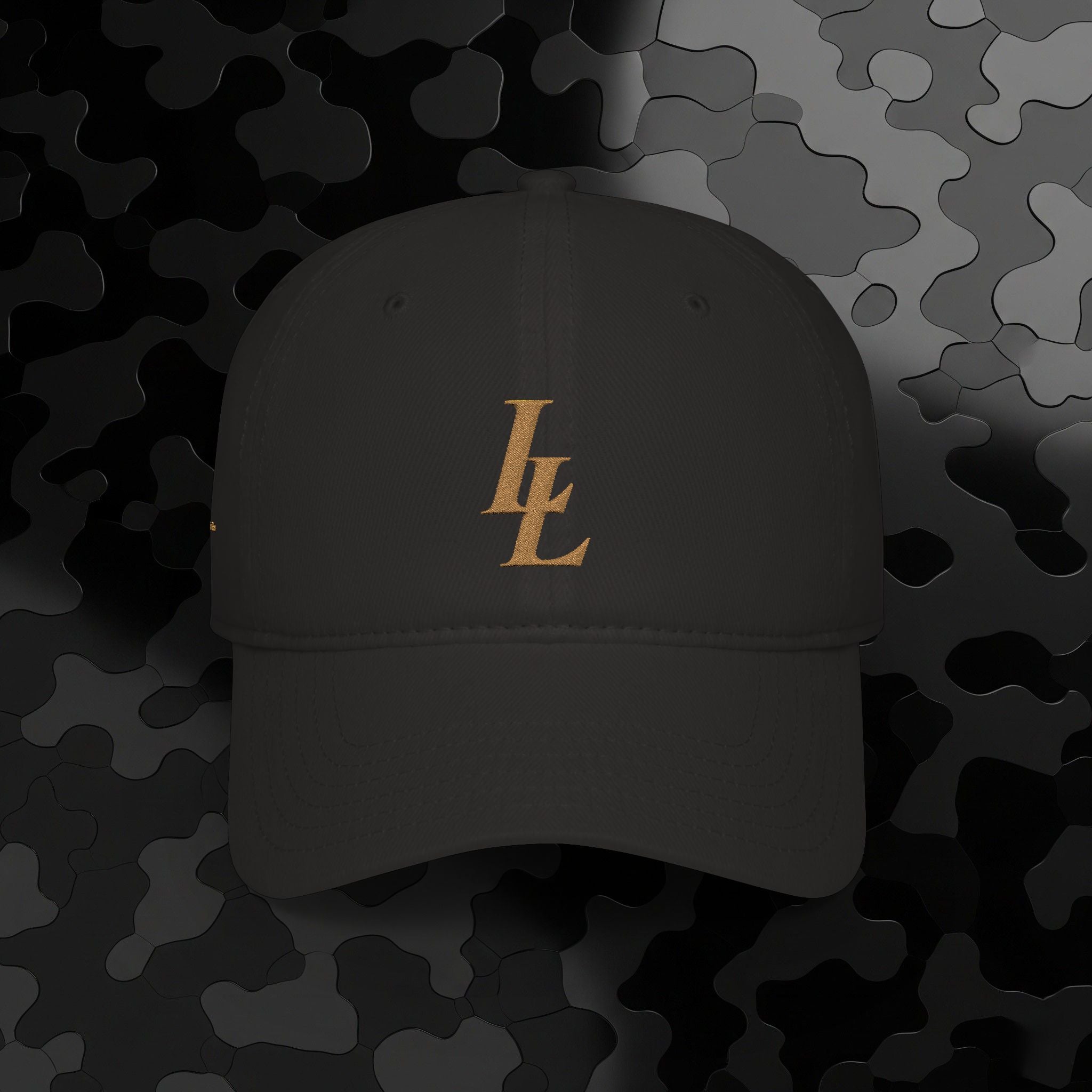 Low Profile Baseball Cap Overlapping 'LL' Embroidery