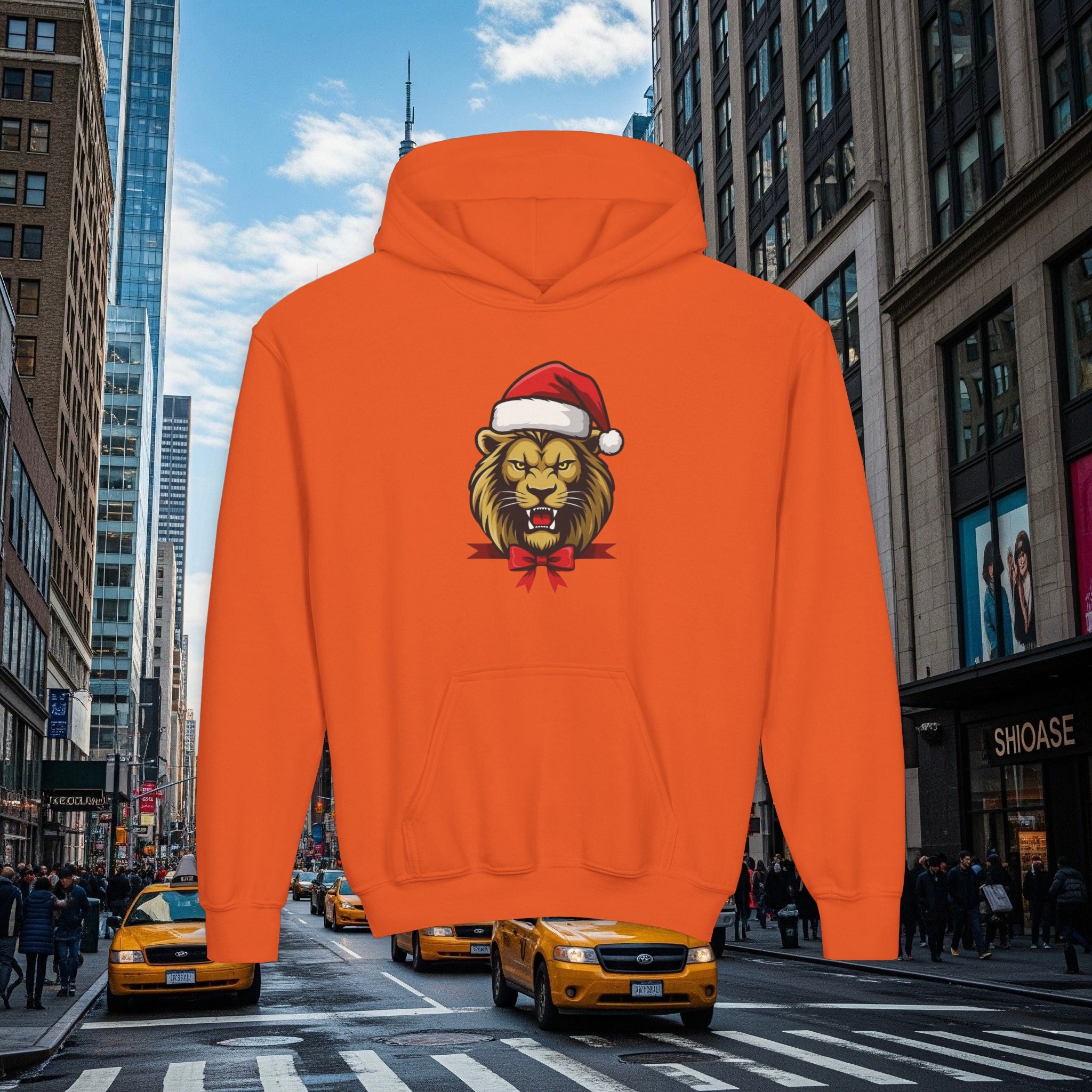 Christmas Legio Leo’s Youth Hoodie (Grown Lion)