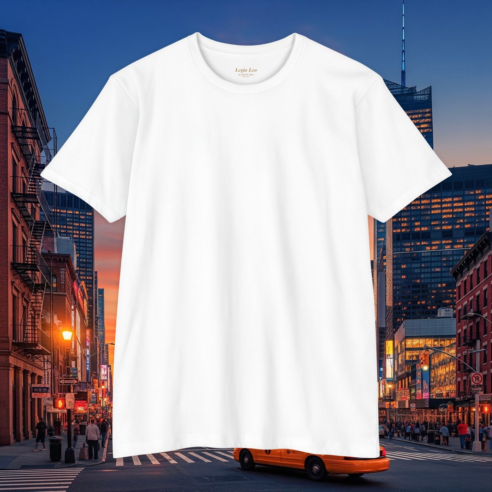 Classic Plain T‑Shirt — Unisex CVC Jersey Tee
