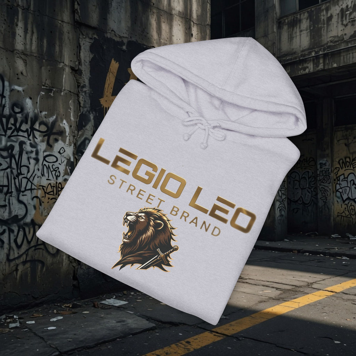 Legio Leo | Urban Street Wear | Unisex Heavyweight Hooded Sweatshirt