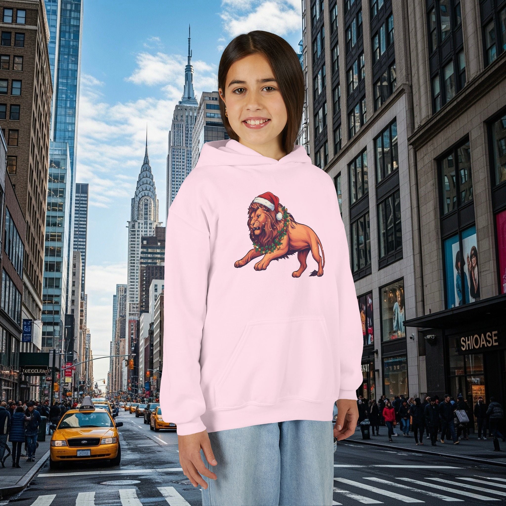 Christmas Legio Leo’s Youth Hoodie (Grown Lion)