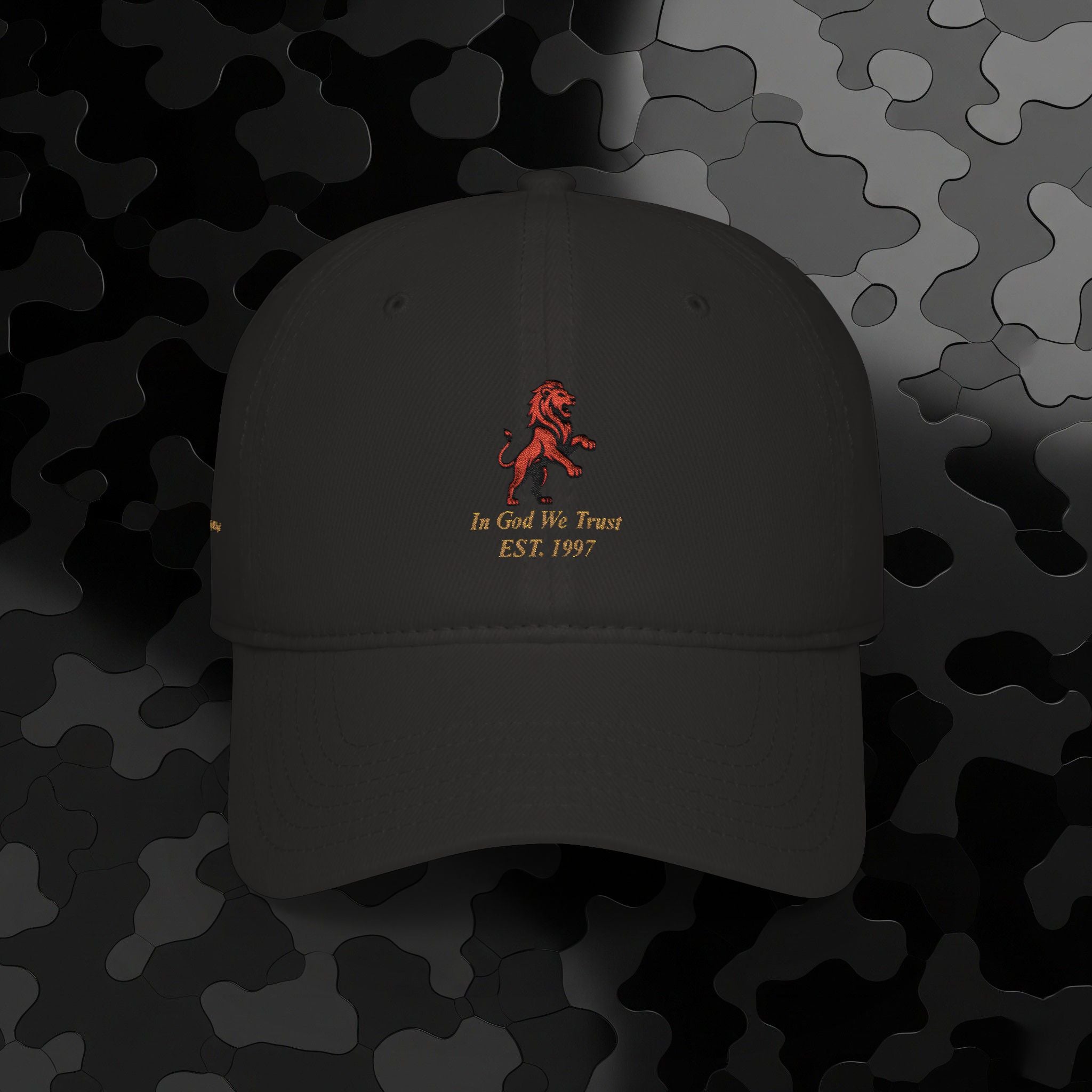 Low Profile Baseball Cap Classic Lion Logo Embroidery