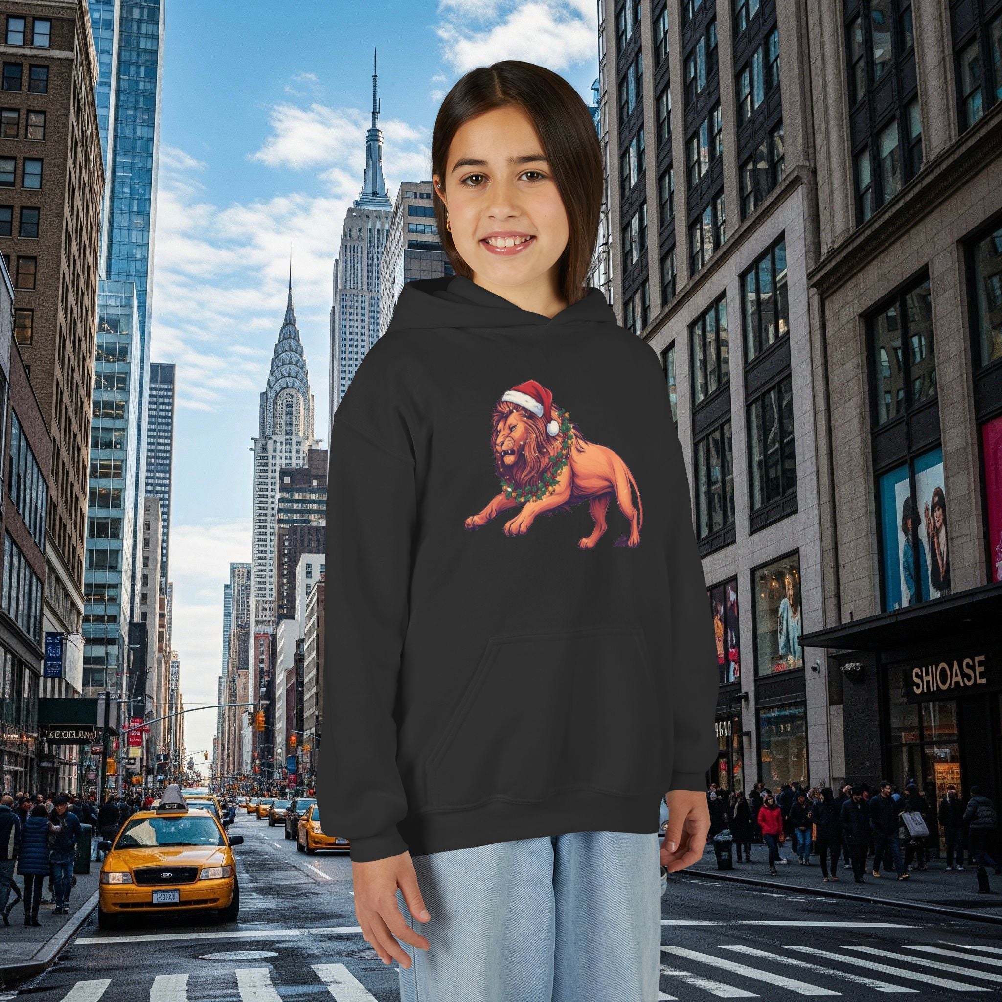 Christmas Legio Leo’s Youth Hoodie (Grown Lion)