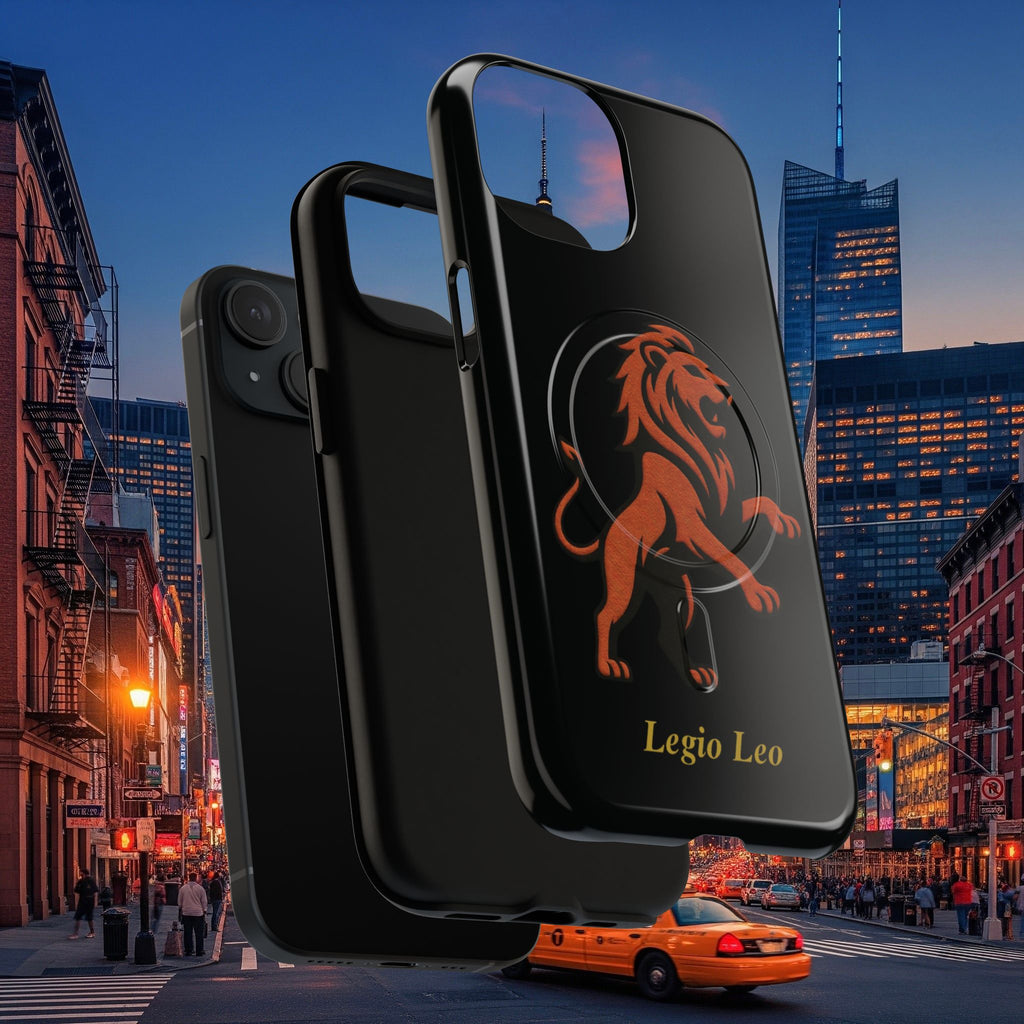 Tough Magnetic Phone Cases - Embrace Strength and Style, Legio Leo by DZ Royal Design, Durable Protection