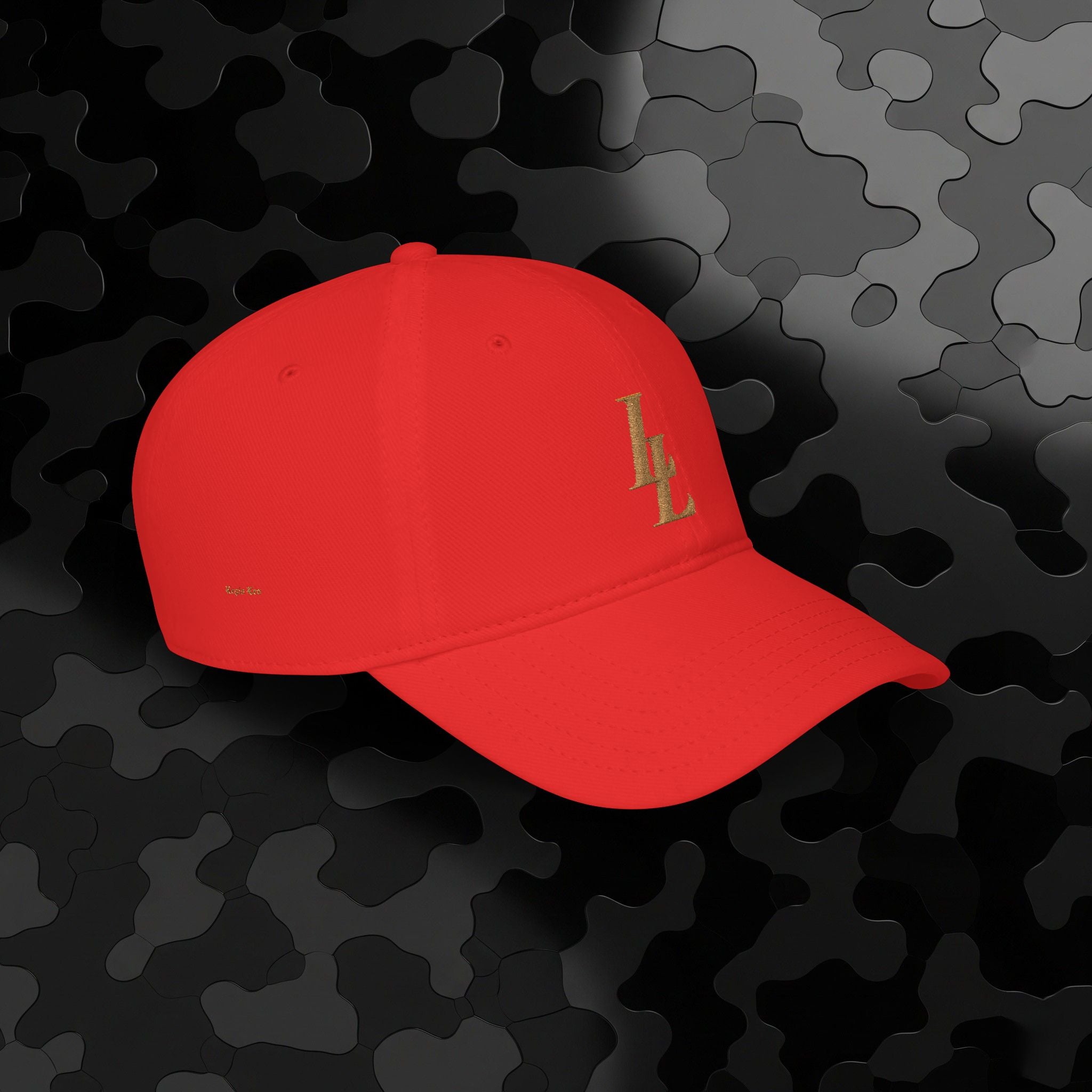 Low Profile Baseball Cap Overlapping 'LL' Embroidery
