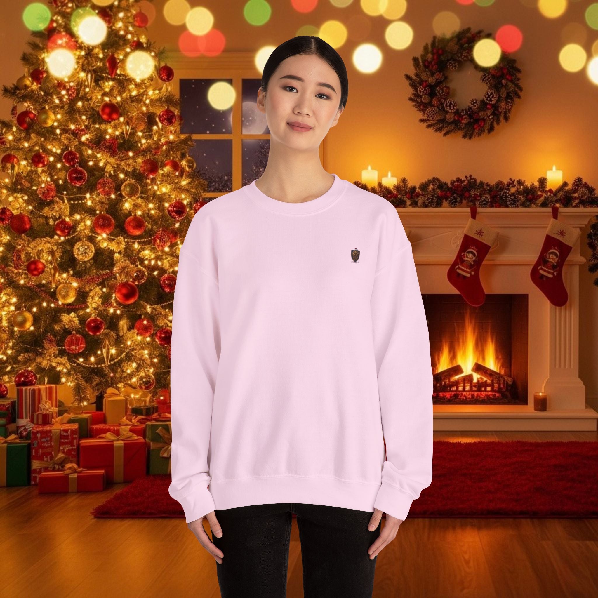 Christmas Holiday DZ Royal Cozy Unisex Crewneck Sweatshirt for