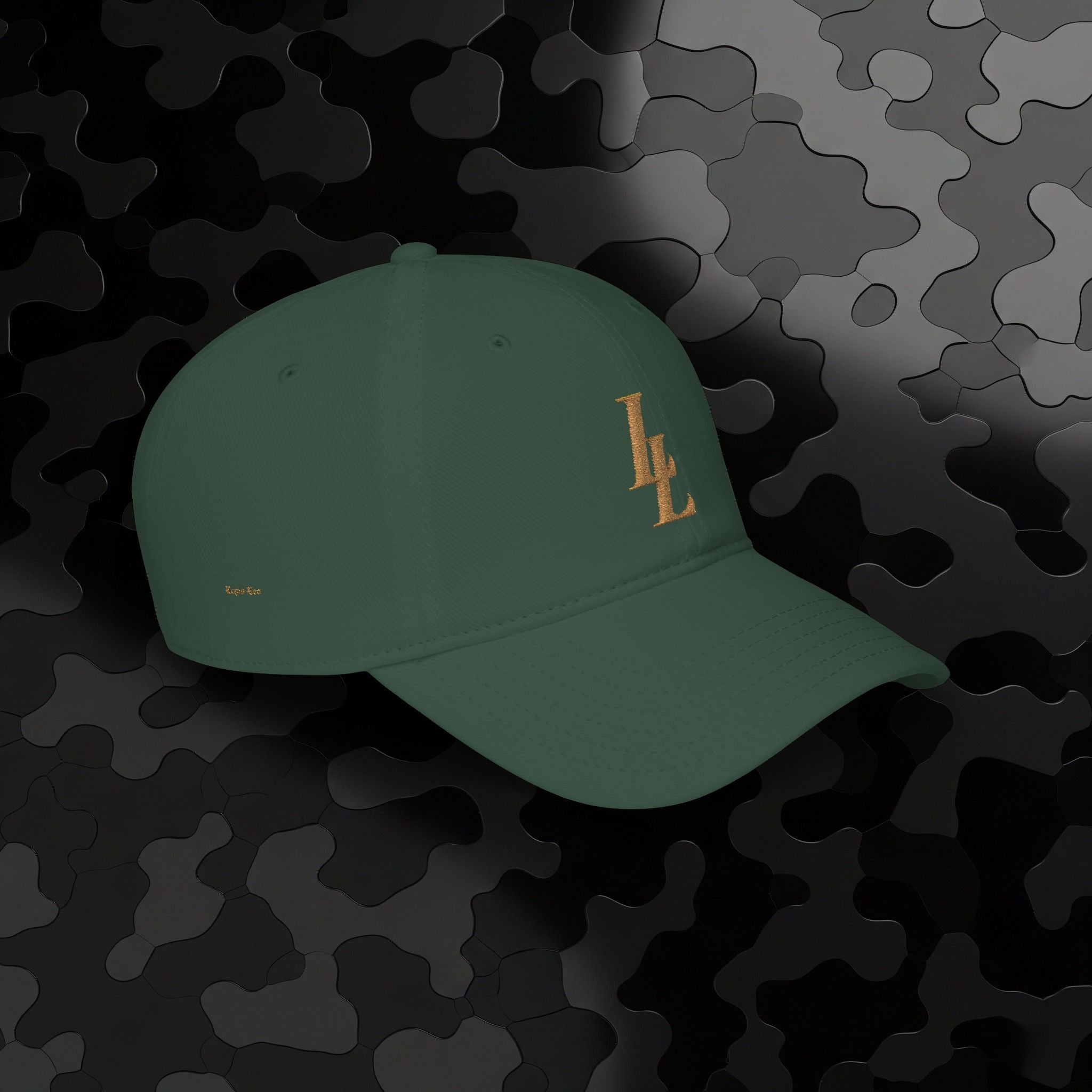 Low Profile Baseball Cap Overlapping 'LL' Embroidery
