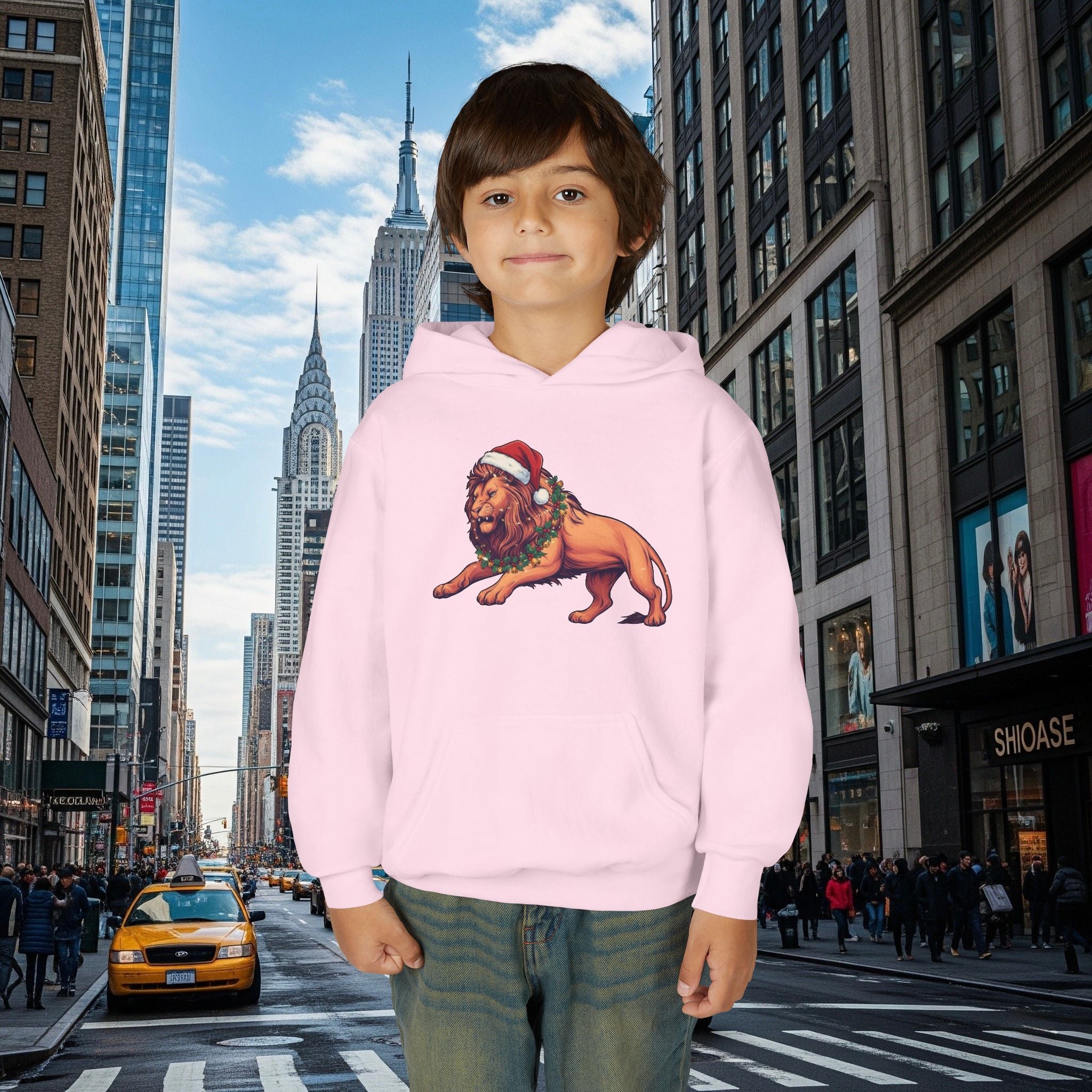 Christmas Legio Leo’s Youth Hoodie (Grown Lion)