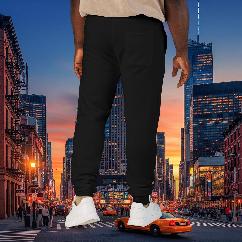 Embroidered Legio Leo Sweatpants — Classic Design Cozy Fleece Joggers