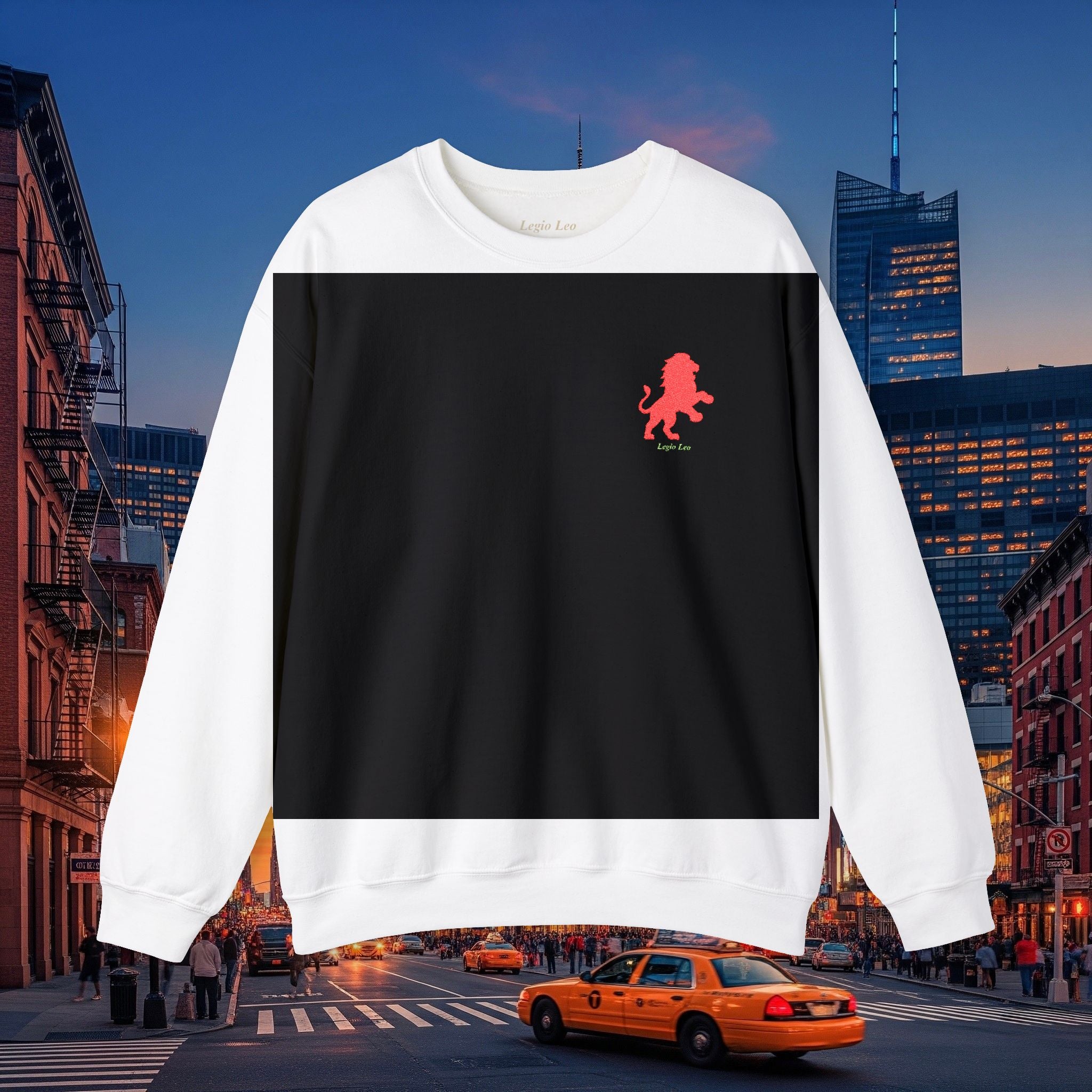 Legio Leo by DZ Royal Crewneck Sweatshirt | Mighty Lion Embroidered