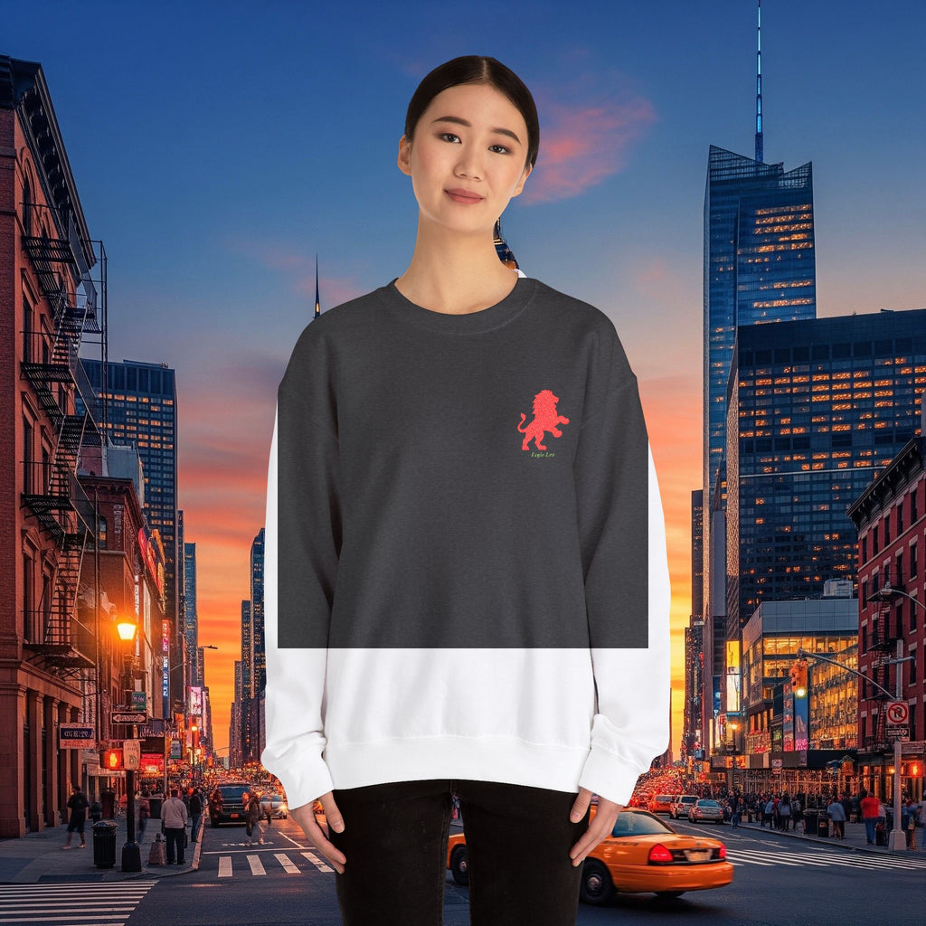 Legio Leo by DZ Royal Crewneck Sweatshirt | Mighty Lion Embroidered