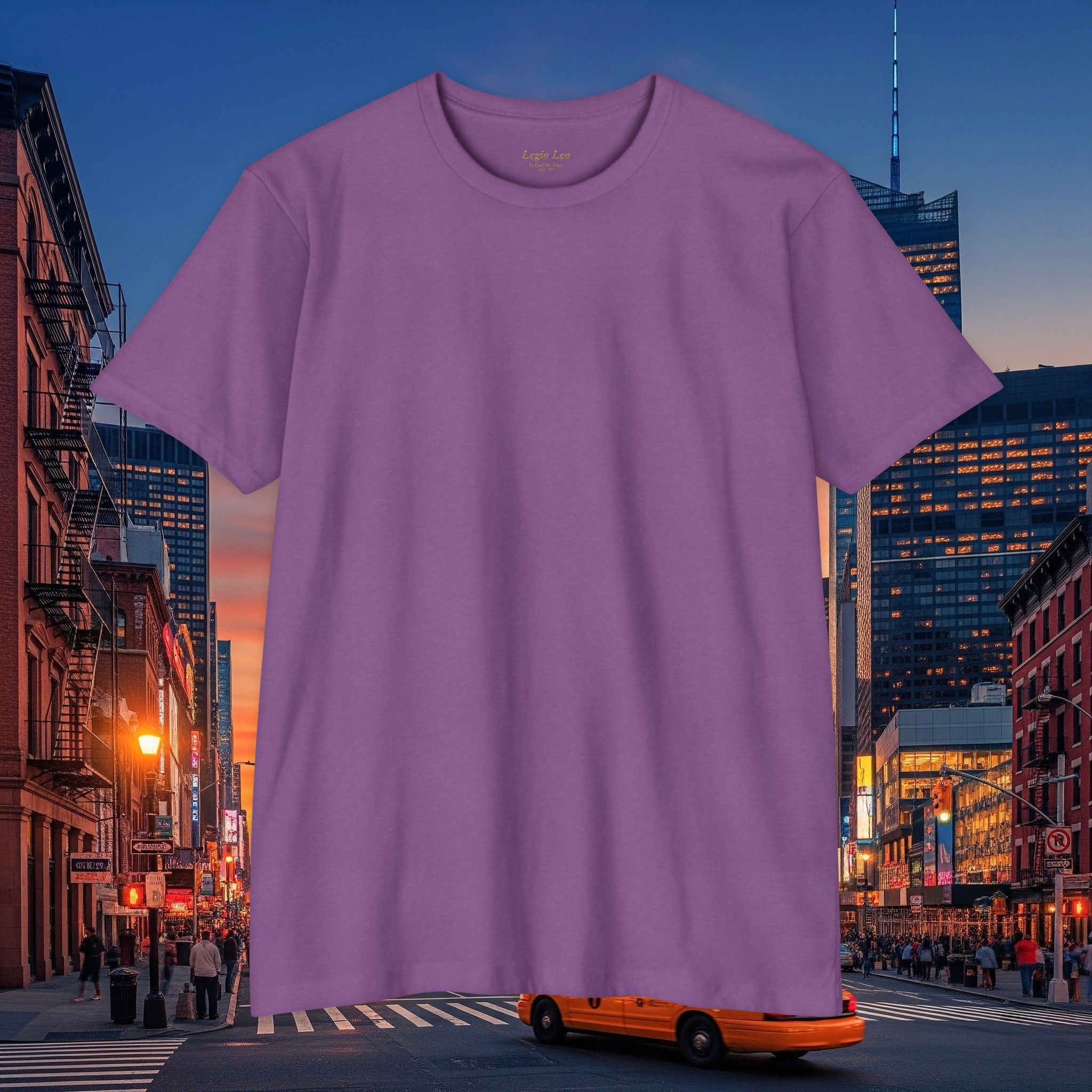 Classic Plain T‑Shirt — Unisex CVC Jersey Tee