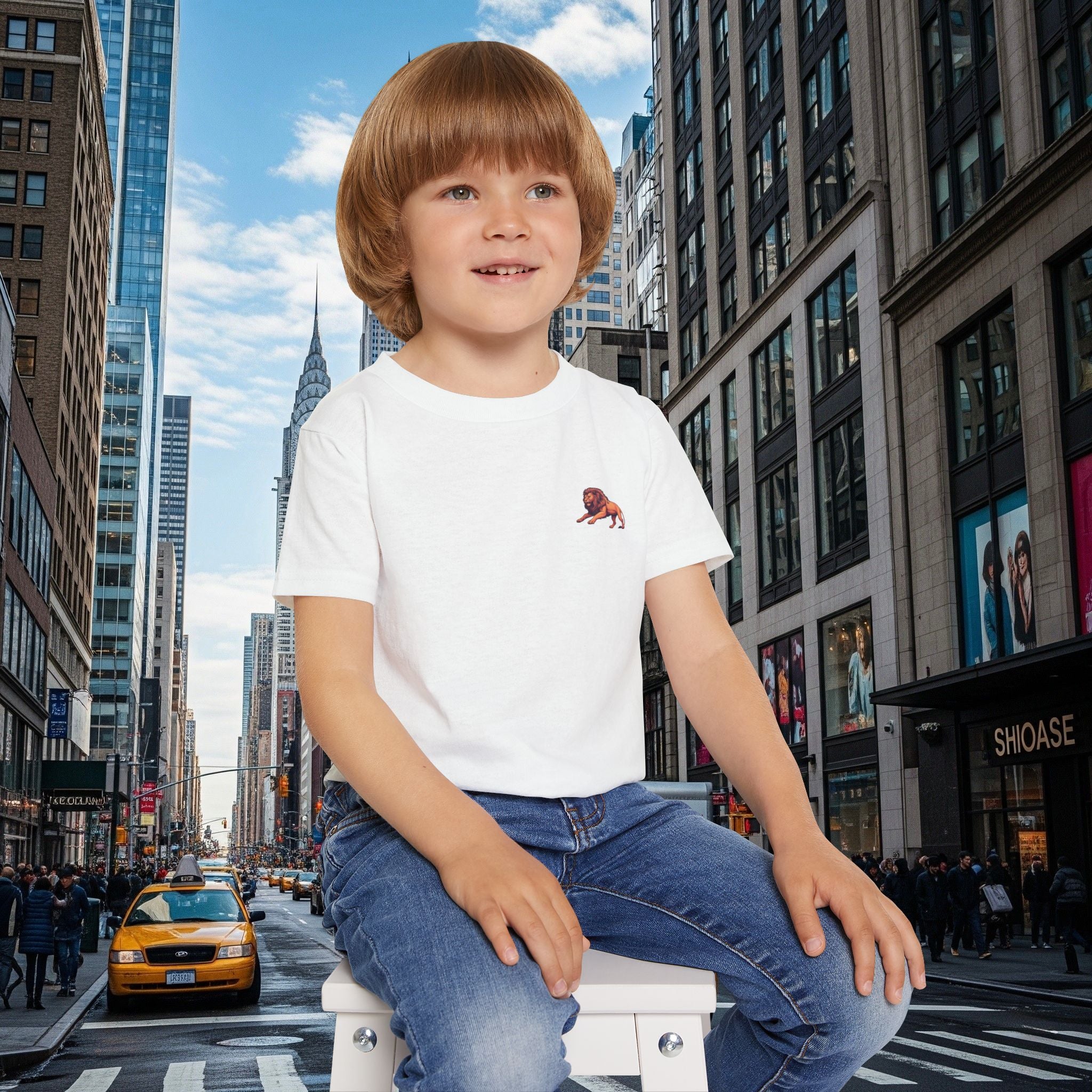 Toddler T‑Shirt — Legio Leo for Kids(Grown Lion)