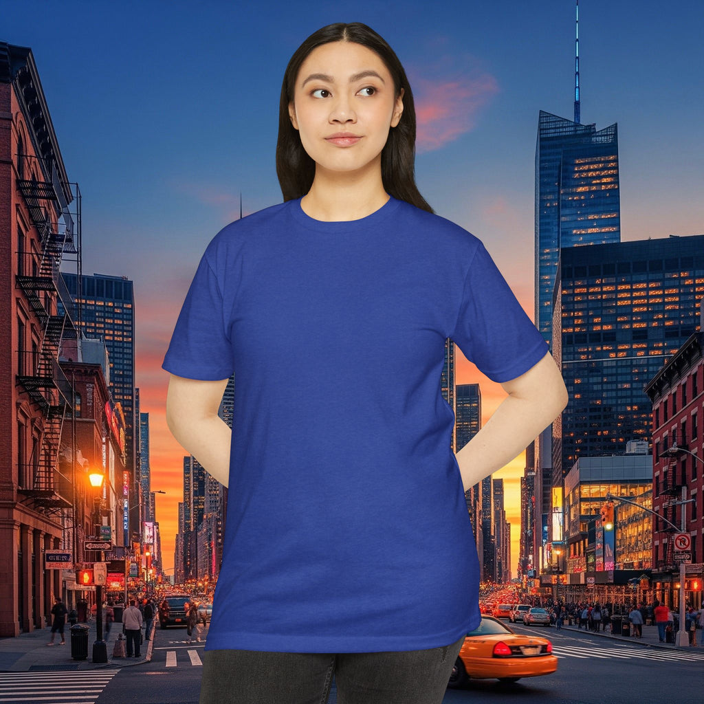Classic Plain T‑Shirt — Unisex CVC Jersey Tee