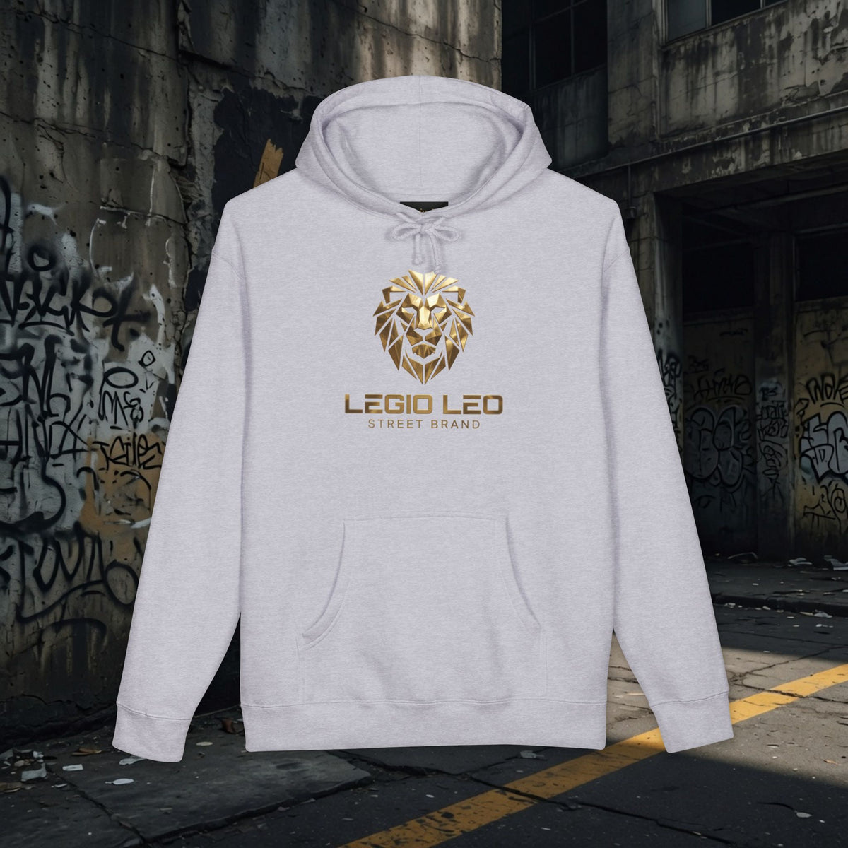 Legio Leo | Simple Urban Lion | Unisex Heavyweight Hooded Sweatshirt