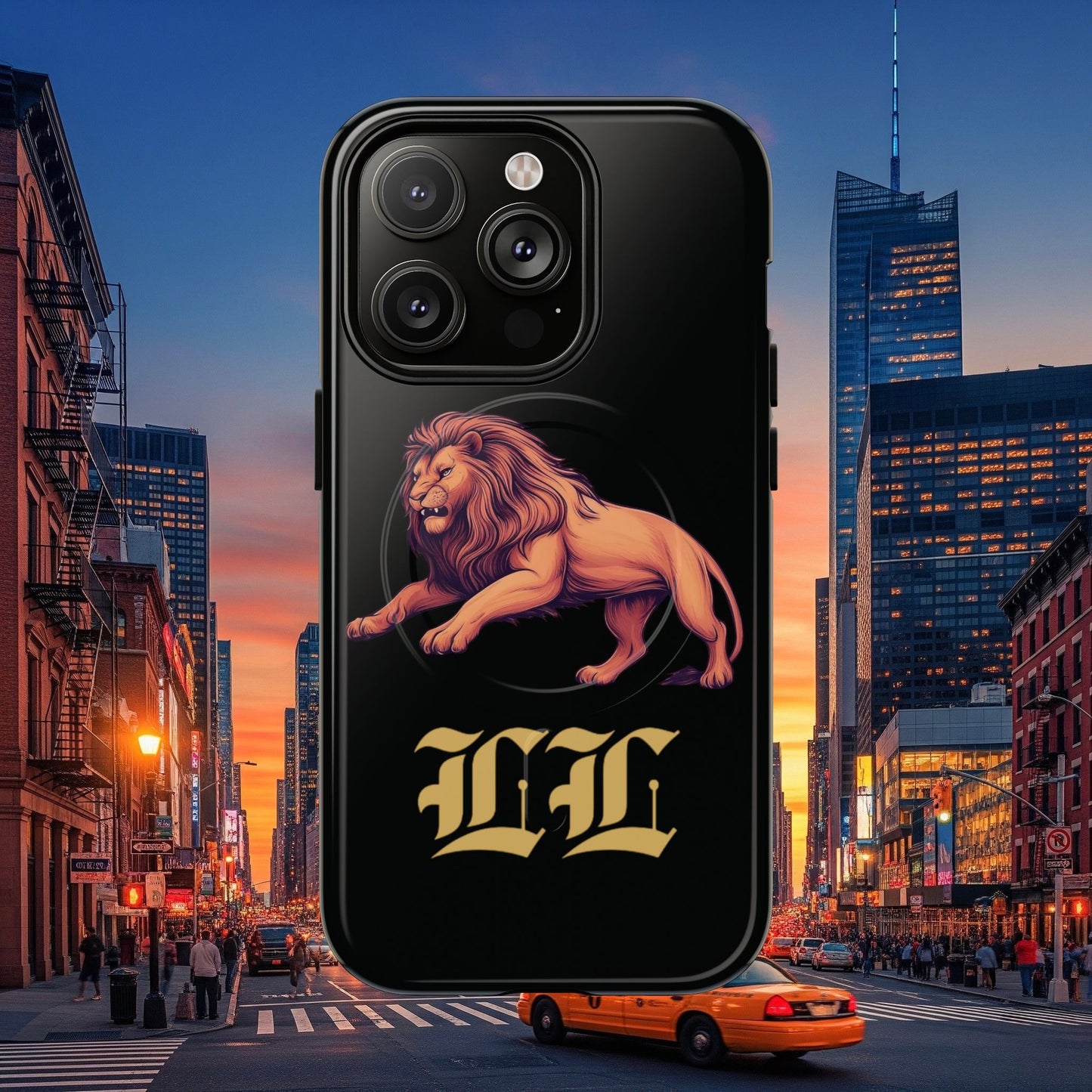 Tough Magnetic Phone Cases - Embrace Strength and Style, Legio Leo by DZ Royal Design, Durable Protection