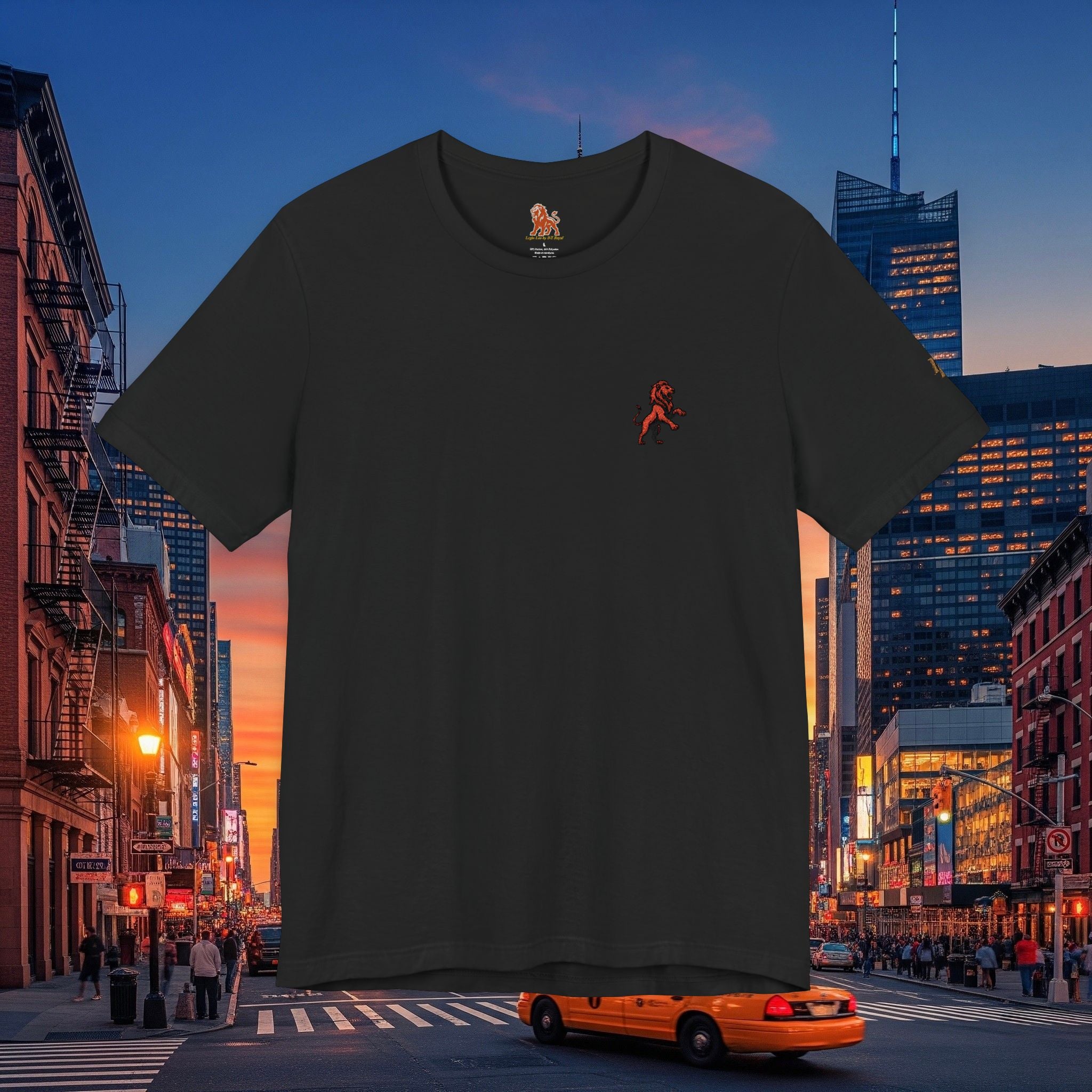Classic Legio Leo by DZ Royal Tee — Legio Leo Embroidered Short Sleeve T-Shirt