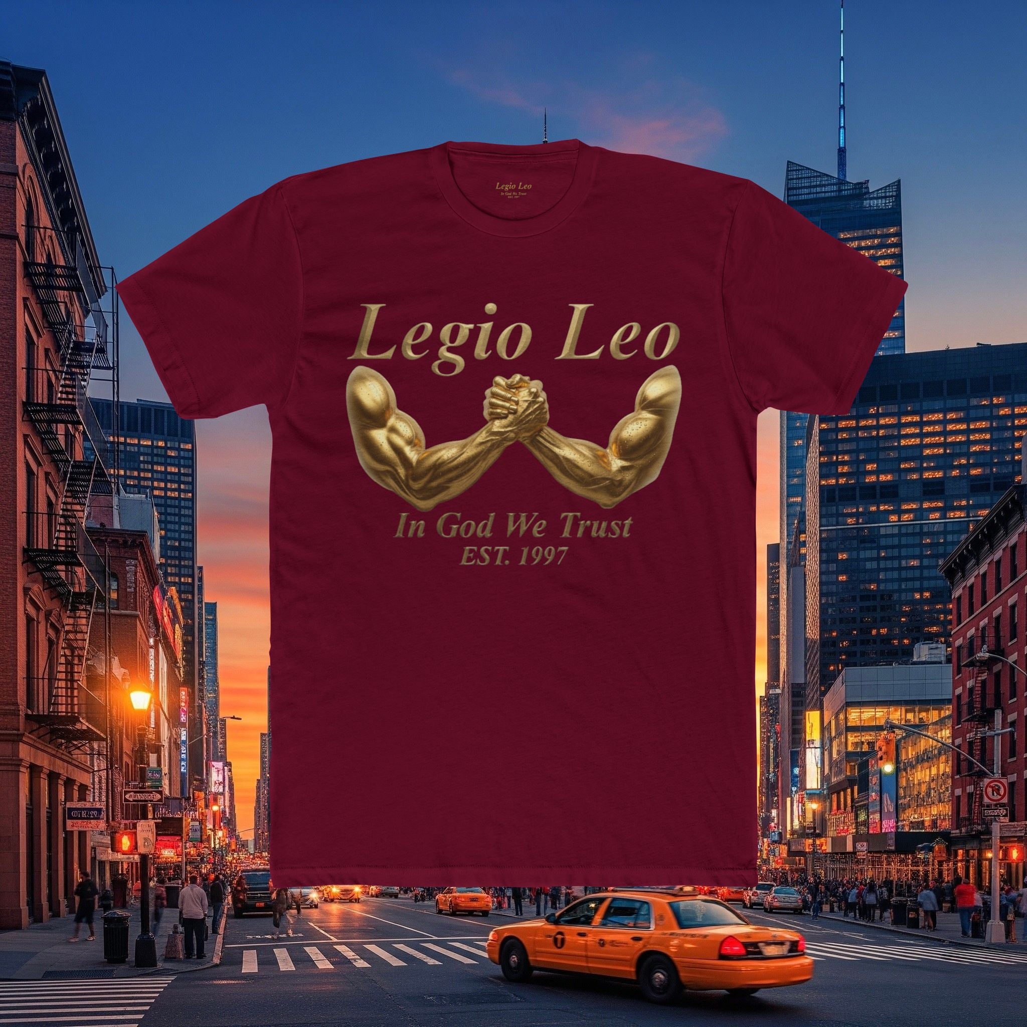 T‑Shirt — 'Legio Leo and In God We Trust Show of Strength Tee