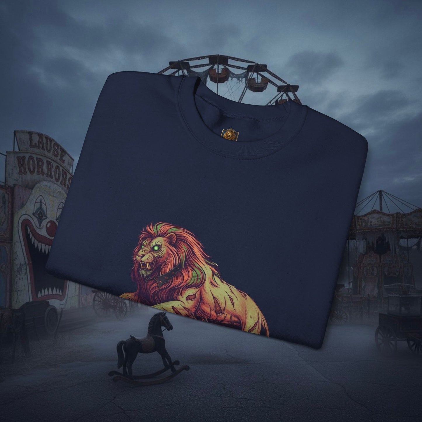 Undead Legio Leo by DZ Royal Crewneck Sweatshirt (Halloween Edition)