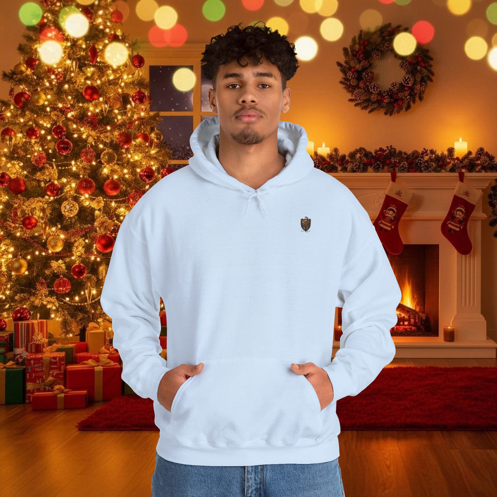 Christmas Holiday DZ Royal Cozy Unisex Hooded Sweatshirt